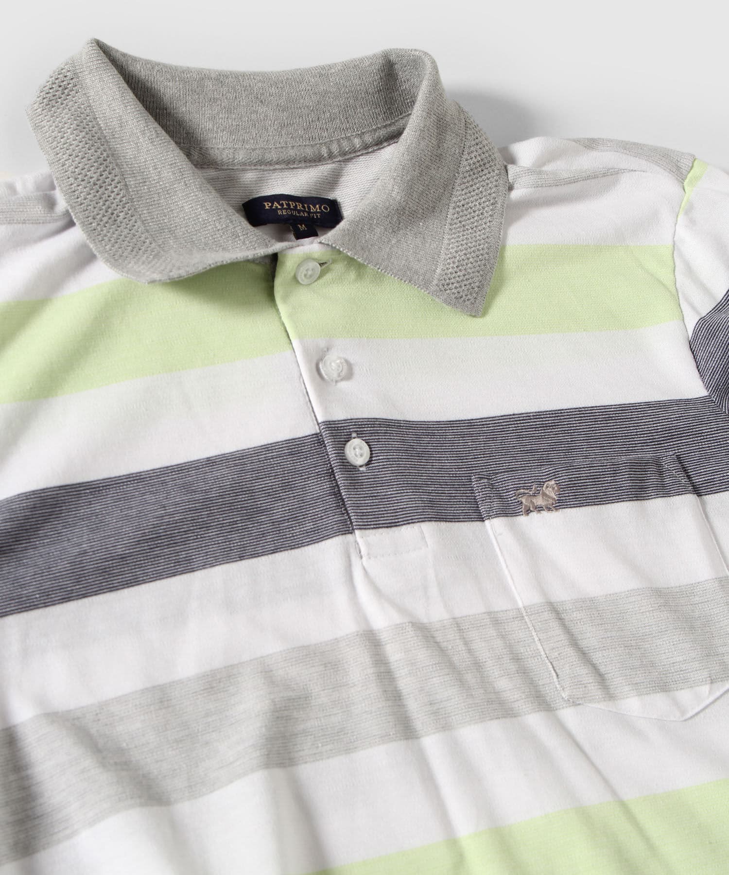 Polo Oliva Urbano gris humo para hombre, vista 2