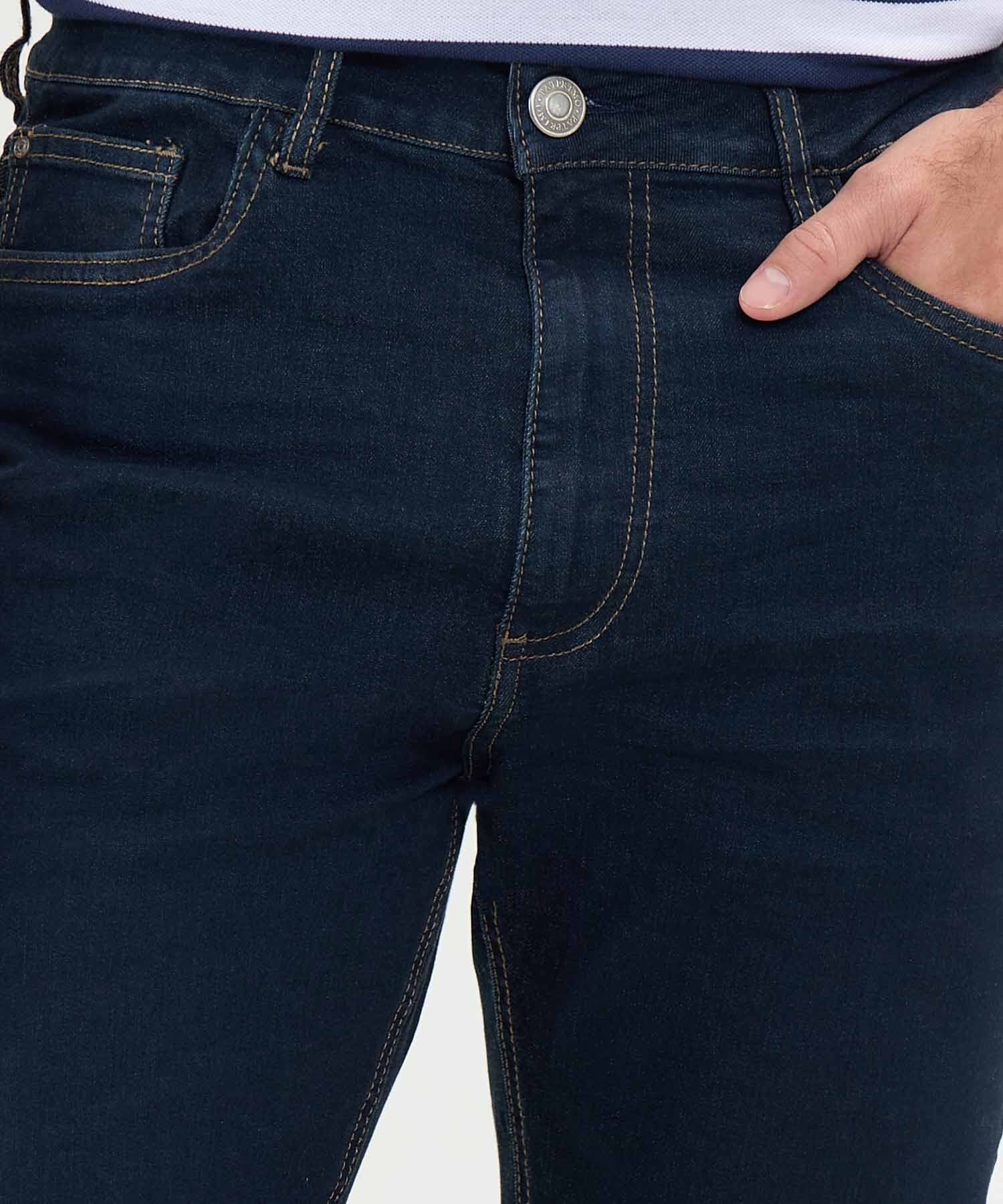 Jean Horizonte Clásico azul marino para hombre, vista 3