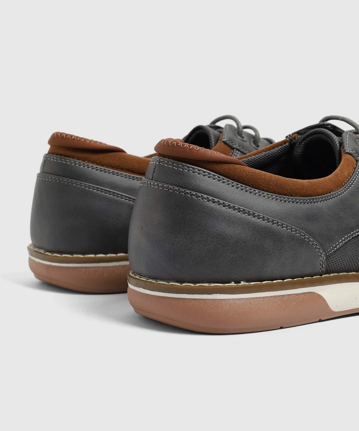 Zapatos Carmín Esencial gris humo para hombre, vista 4