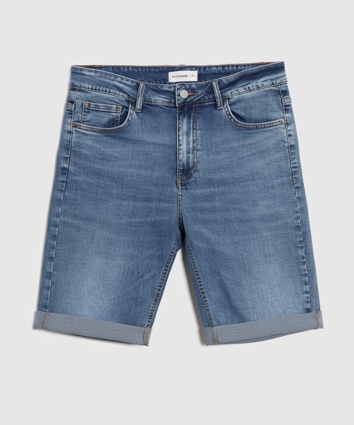 Bermuda Marfil Natural azul marino para mujer, vista principal