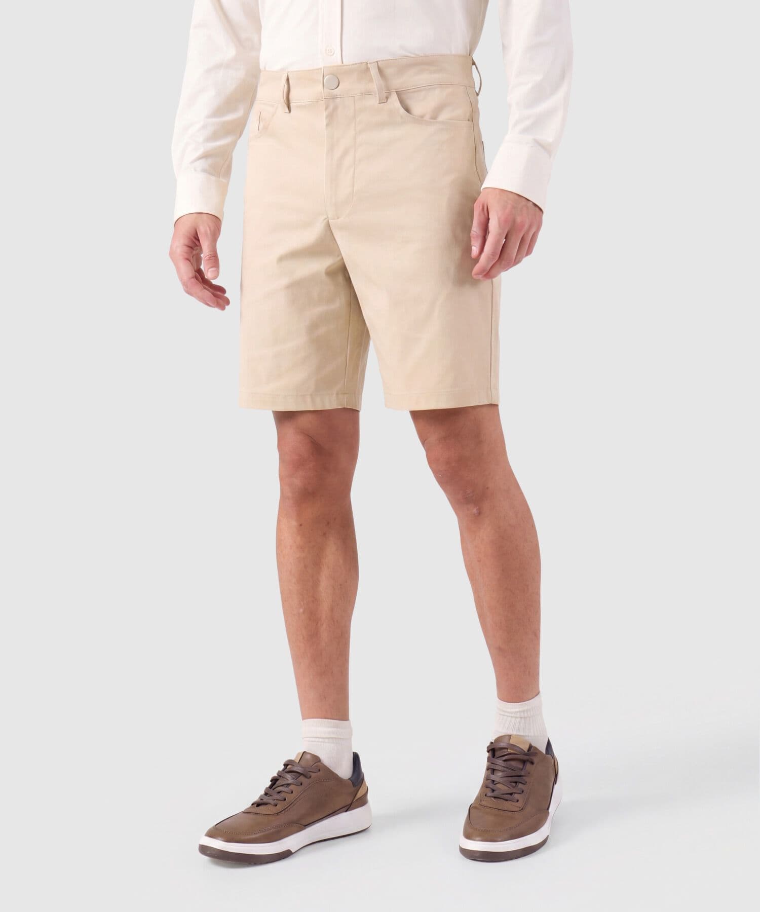 Bermuda Selva Ligero café para hombre, vista principal