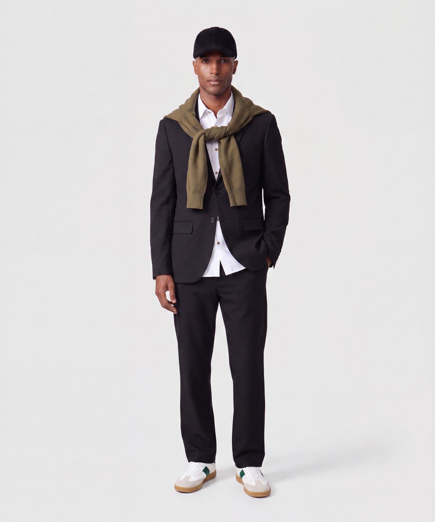 Pantalón Cedro Suave negro para hombre, vista 2