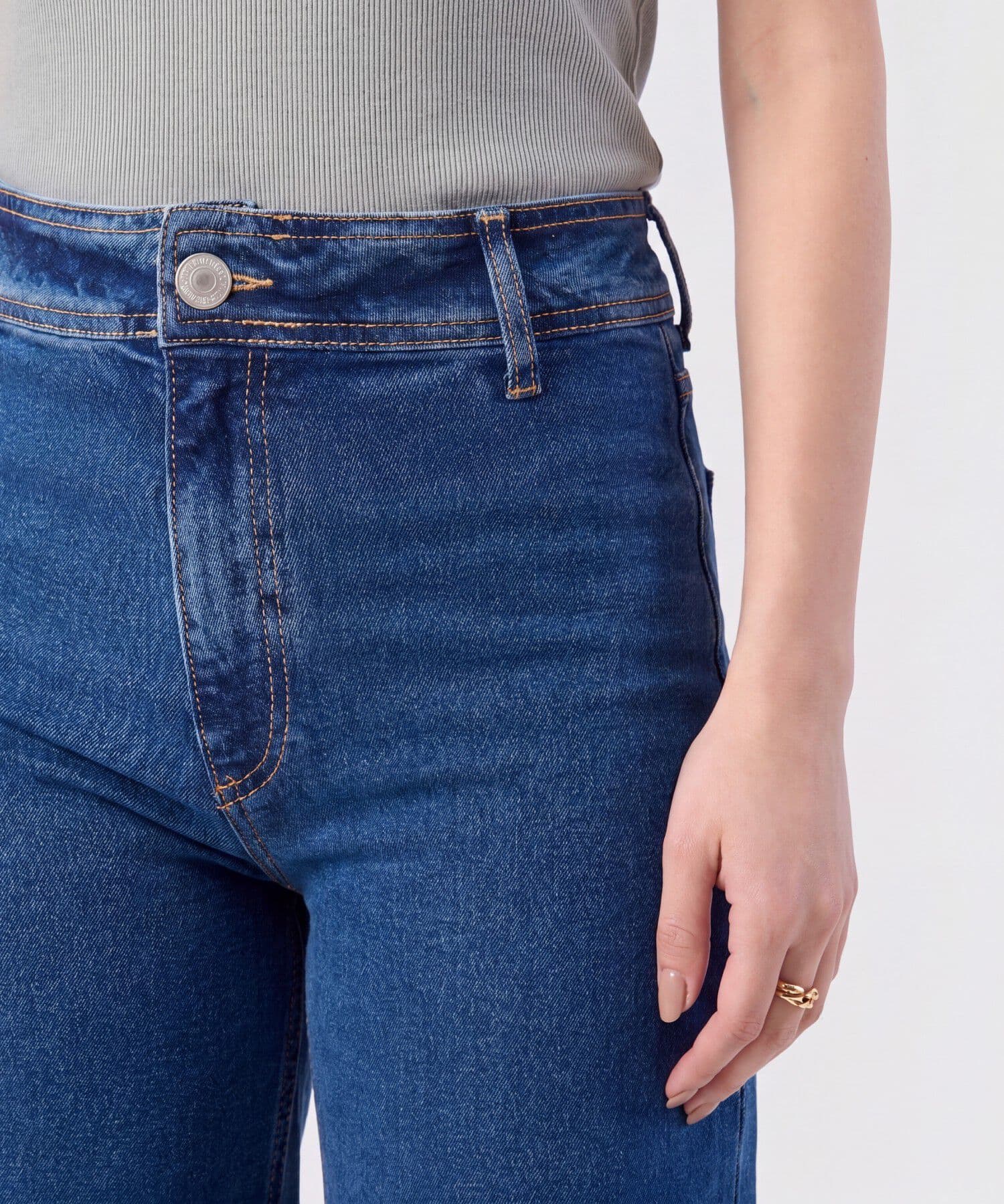 Jean Marea Suave azul marino para mujer, vista 3