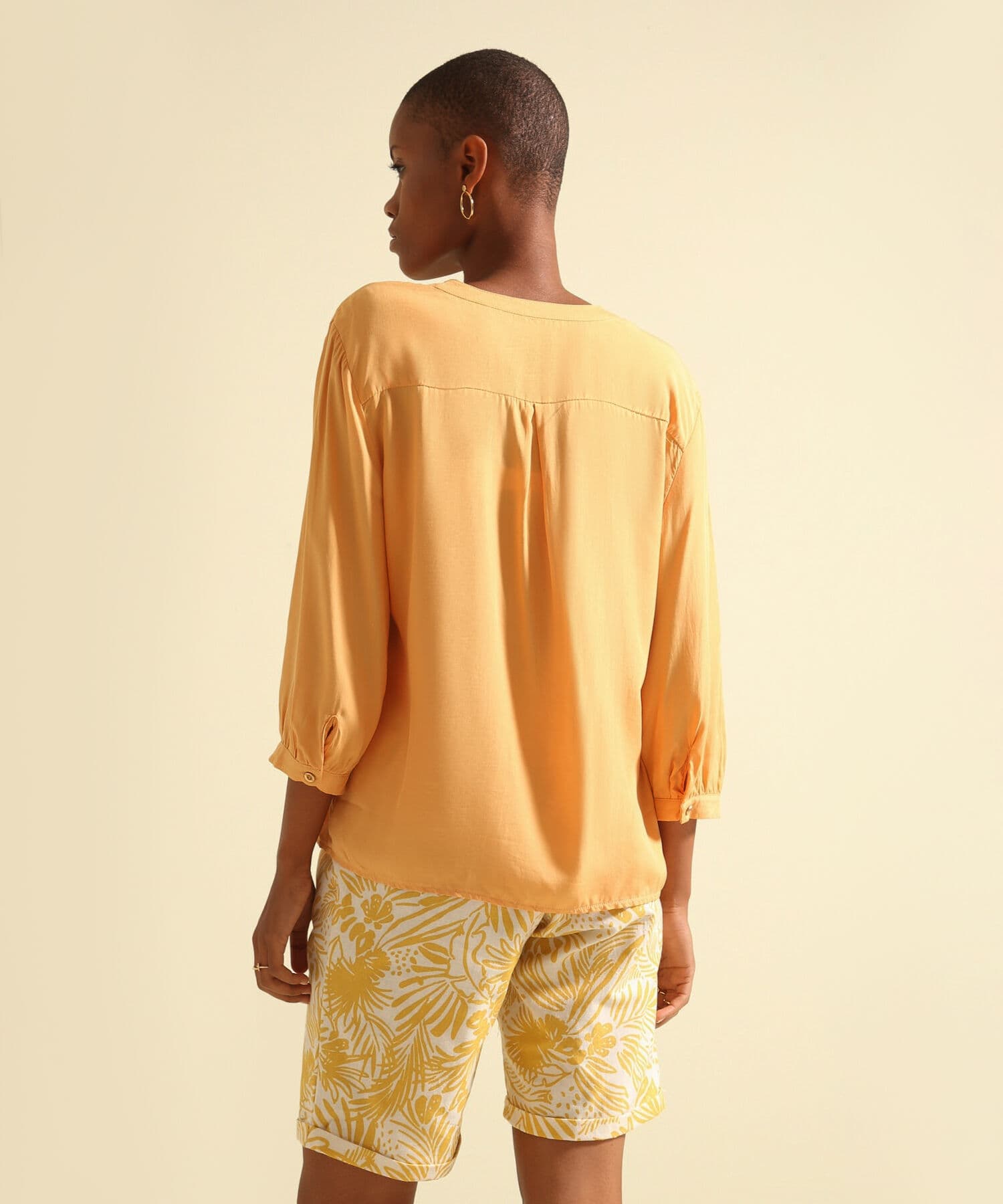 Blusa Palma de Viaje negro para mujer, vista 4