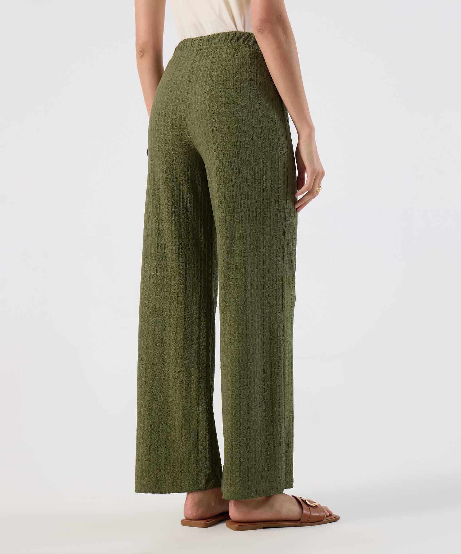 Pantalón Laguna Sastre verde oliva para mujer, vista 4