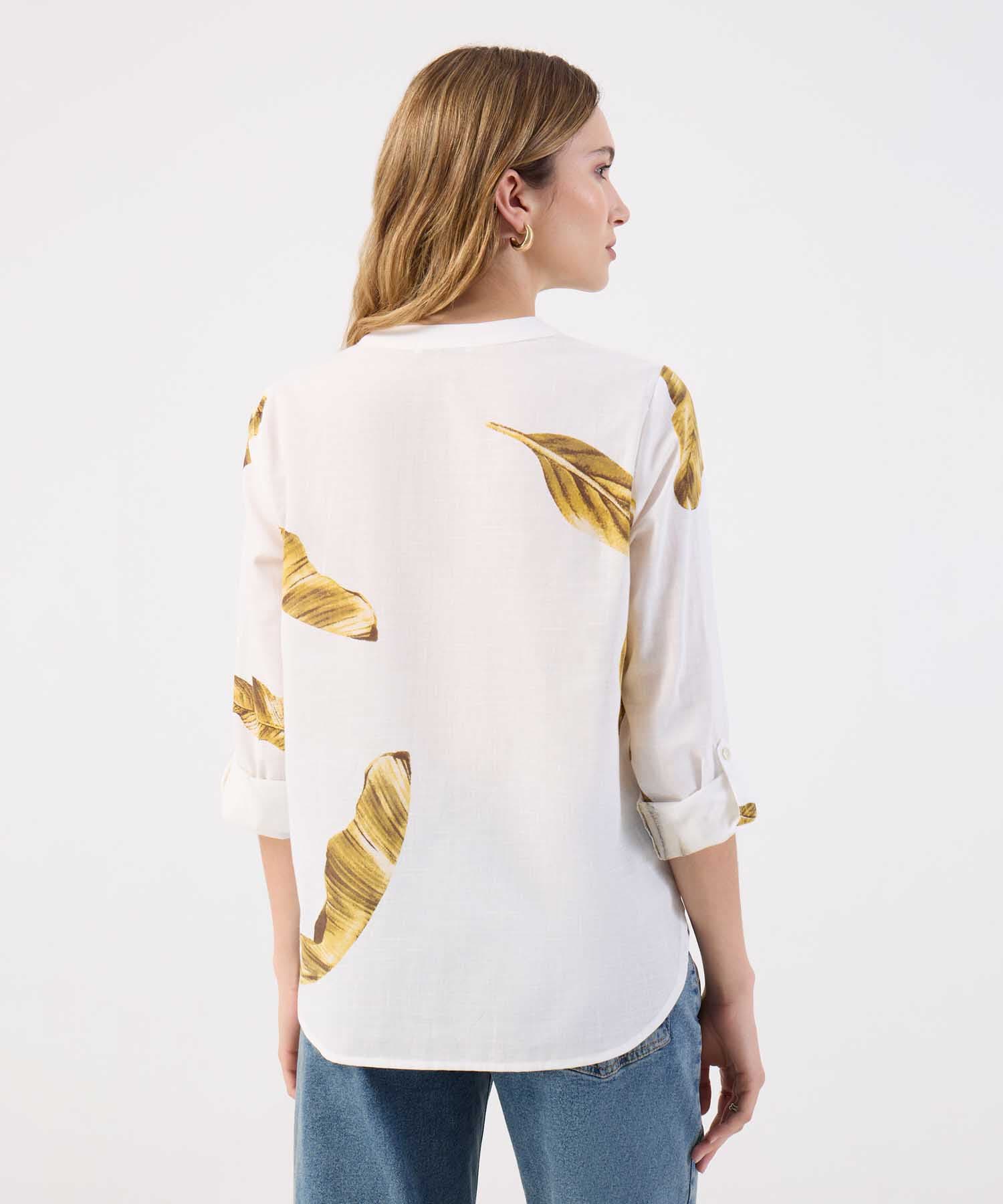 Blusa Valentina Ligero vinotinto para mujer, vista 4