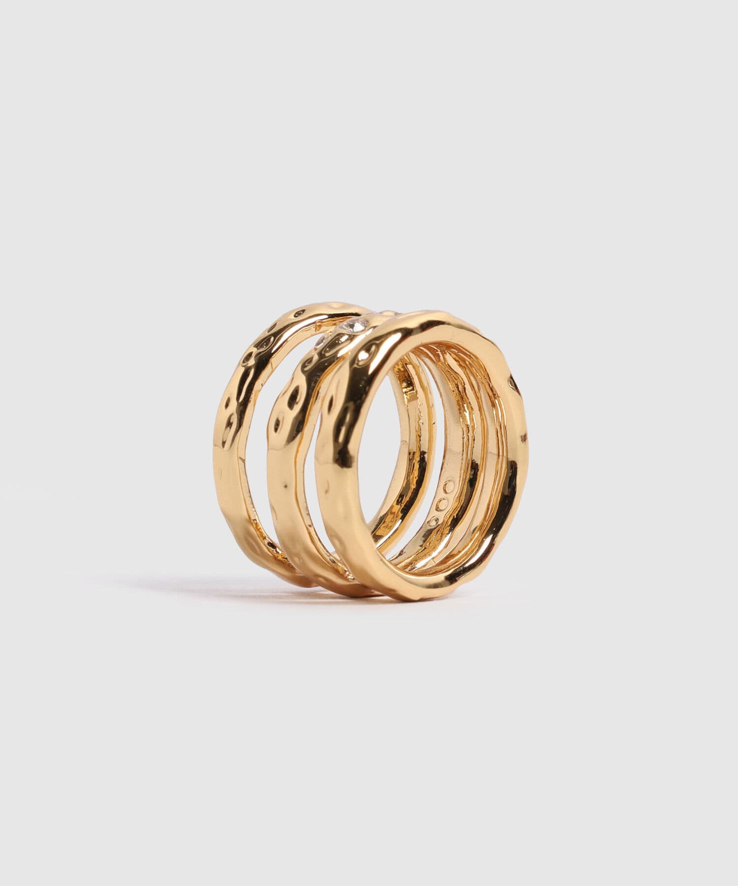Anillo Alba Esencial dorado para mujer, vista 2