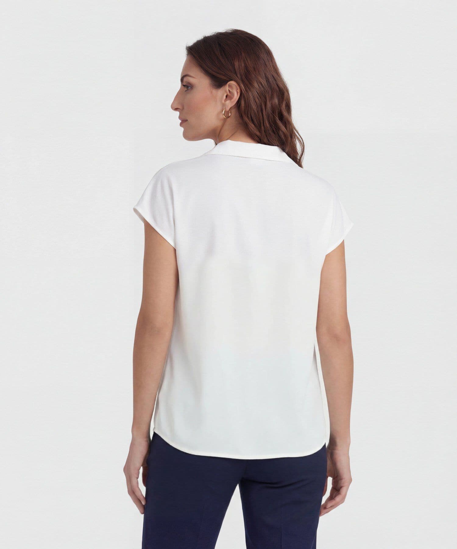 Blusa Valentina de Ciudad blanco para mujer, vista 4