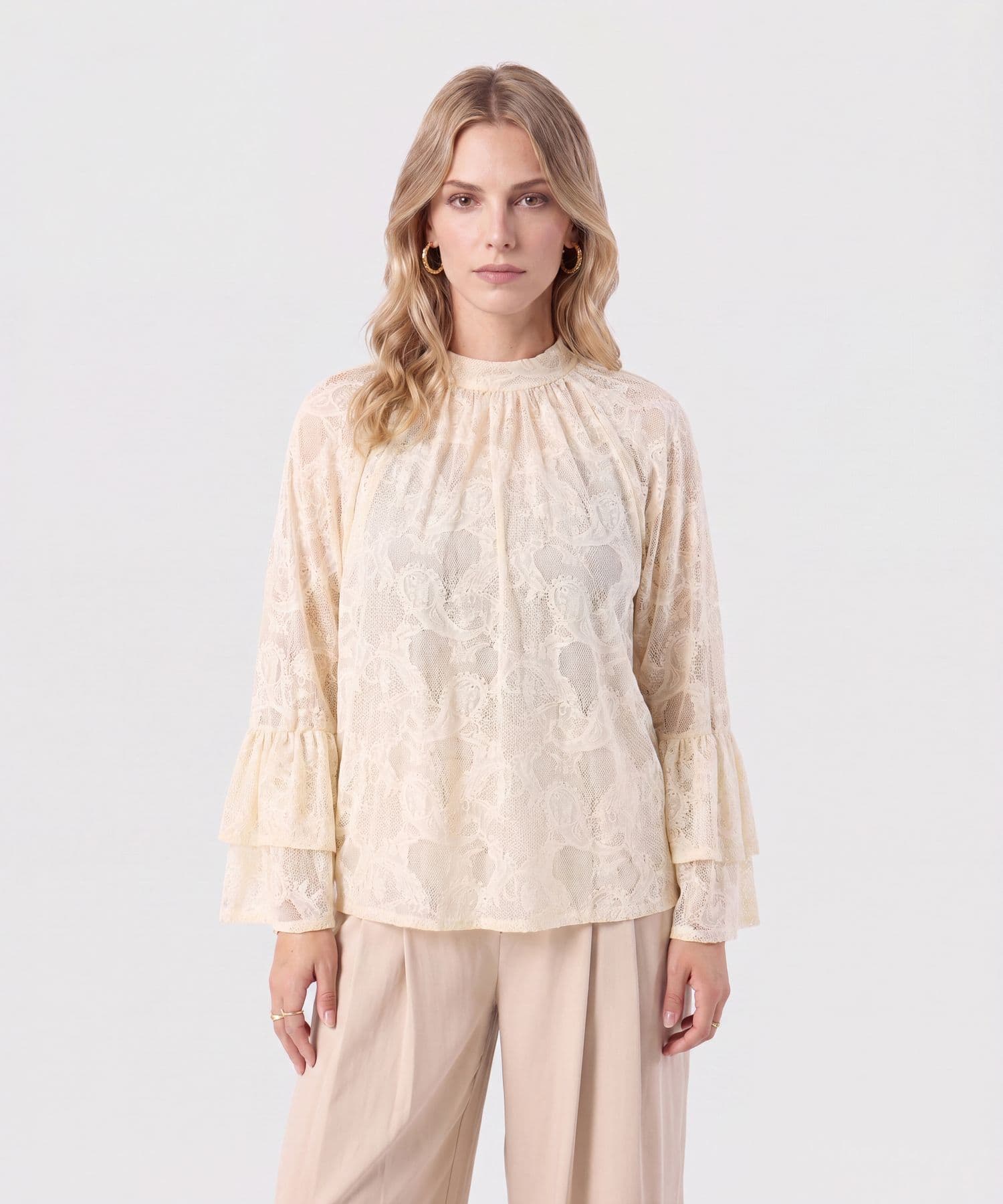Blusa Brisa de Día arena para mujer, vista principal
