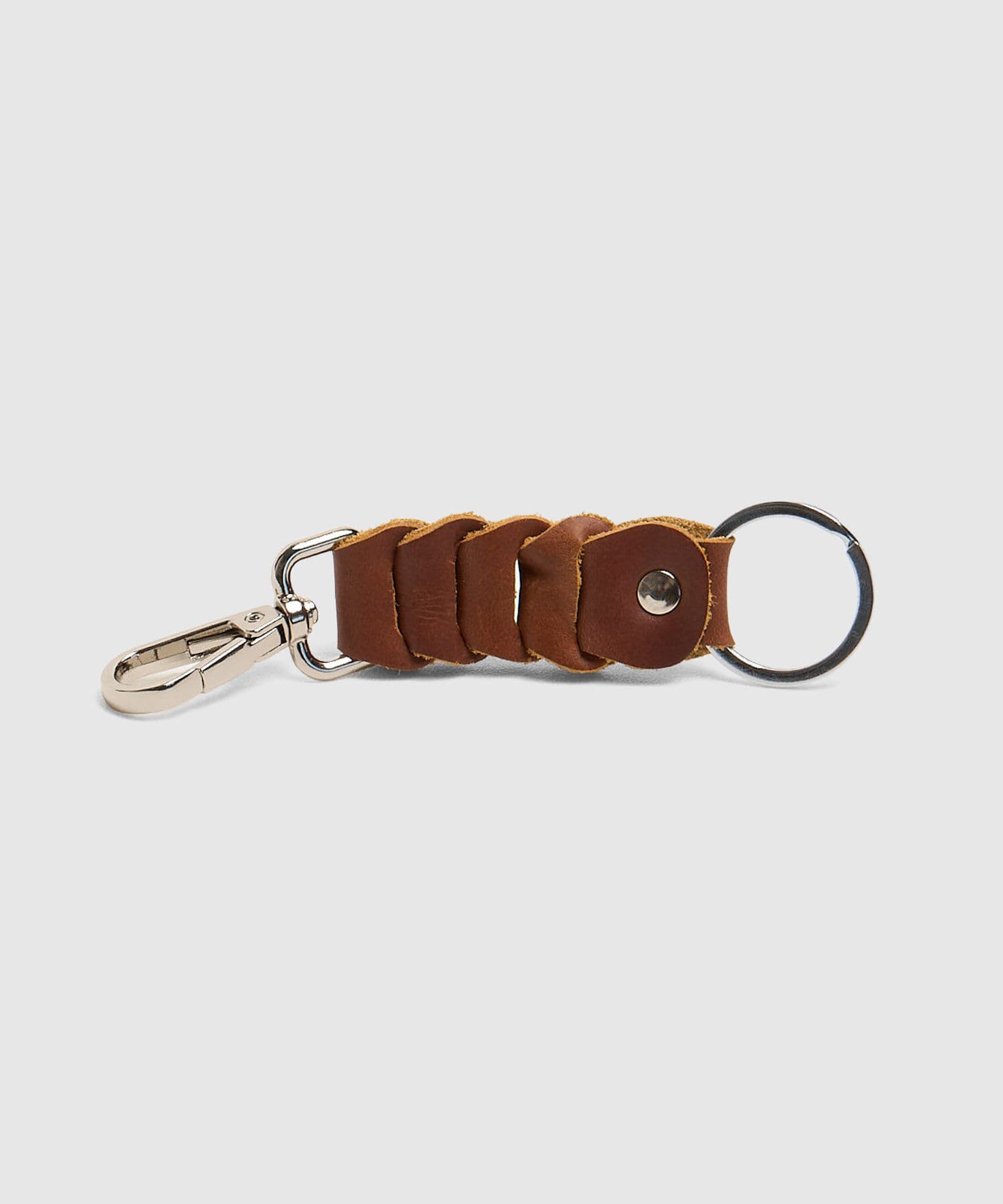 Llavero Siena Texturizado café para hombre, vista 3