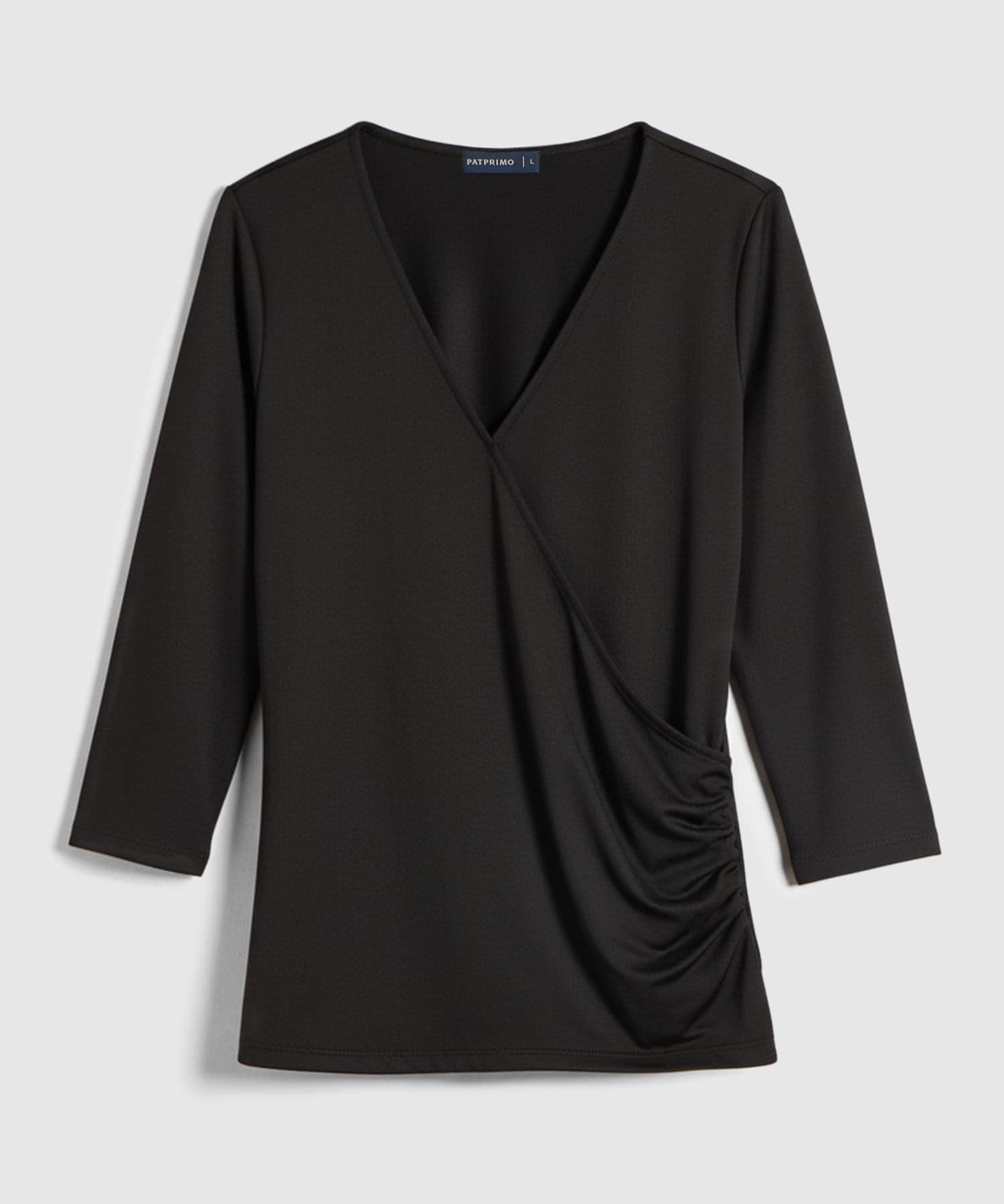 Camiseta Candelaria Minimalista negro para mujer, vista principal