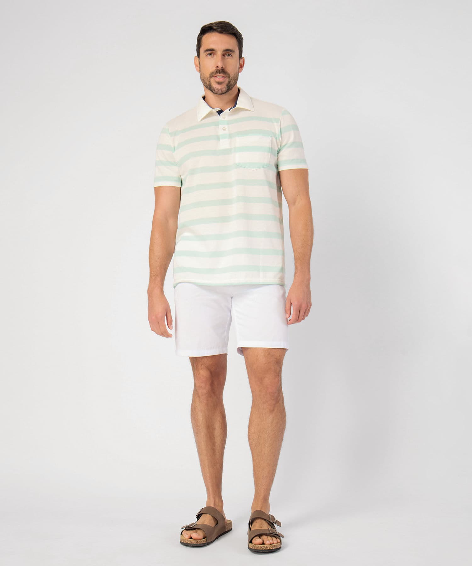 Bermuda Flora Suave blanco para hombre, vista 2