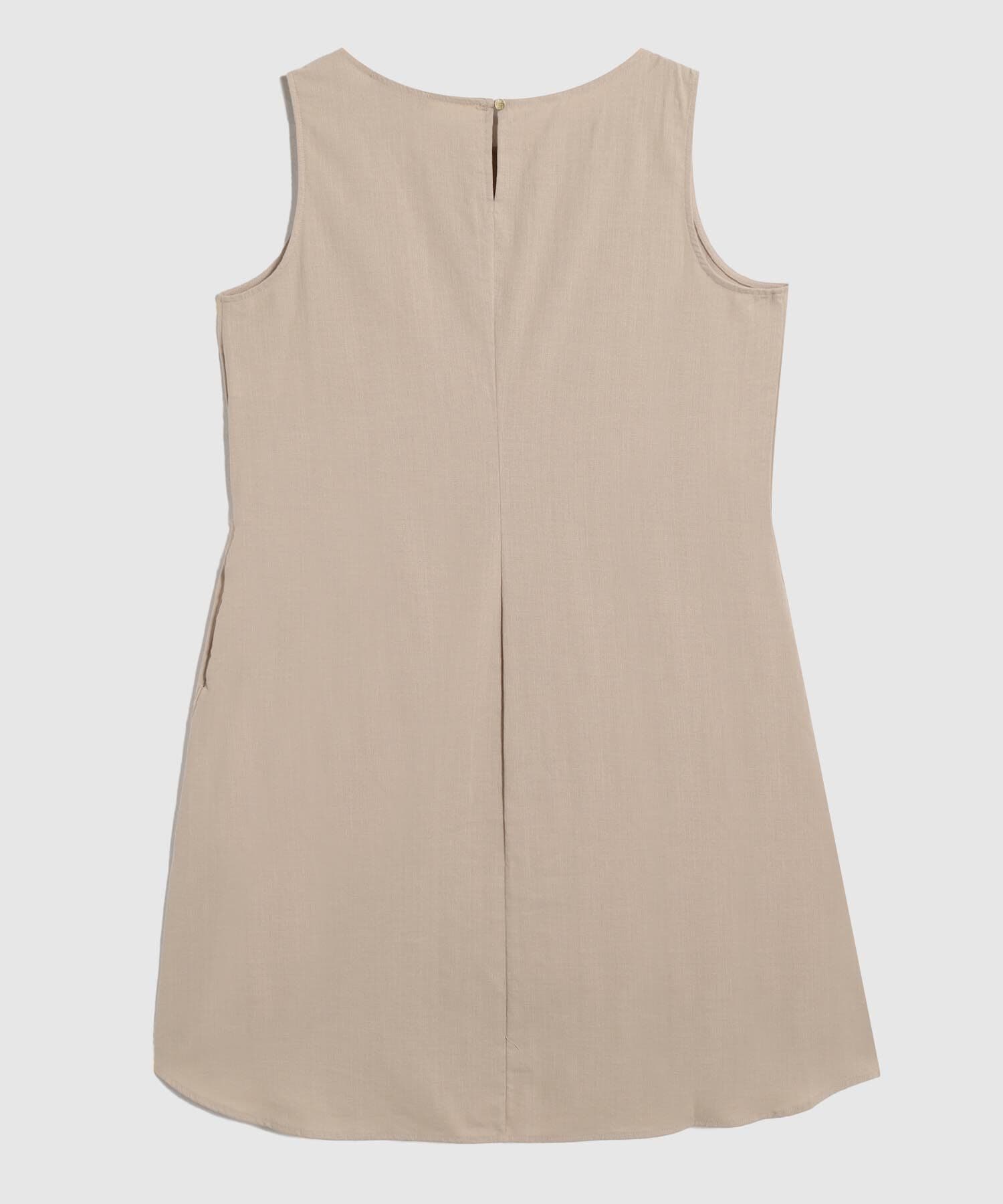 Vestido Dorada de Día café para mujer, vista 3