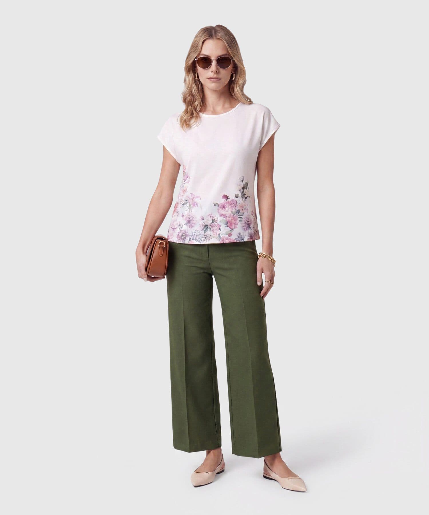 Blusa Valle Esencial blanco para mujer, vista 2