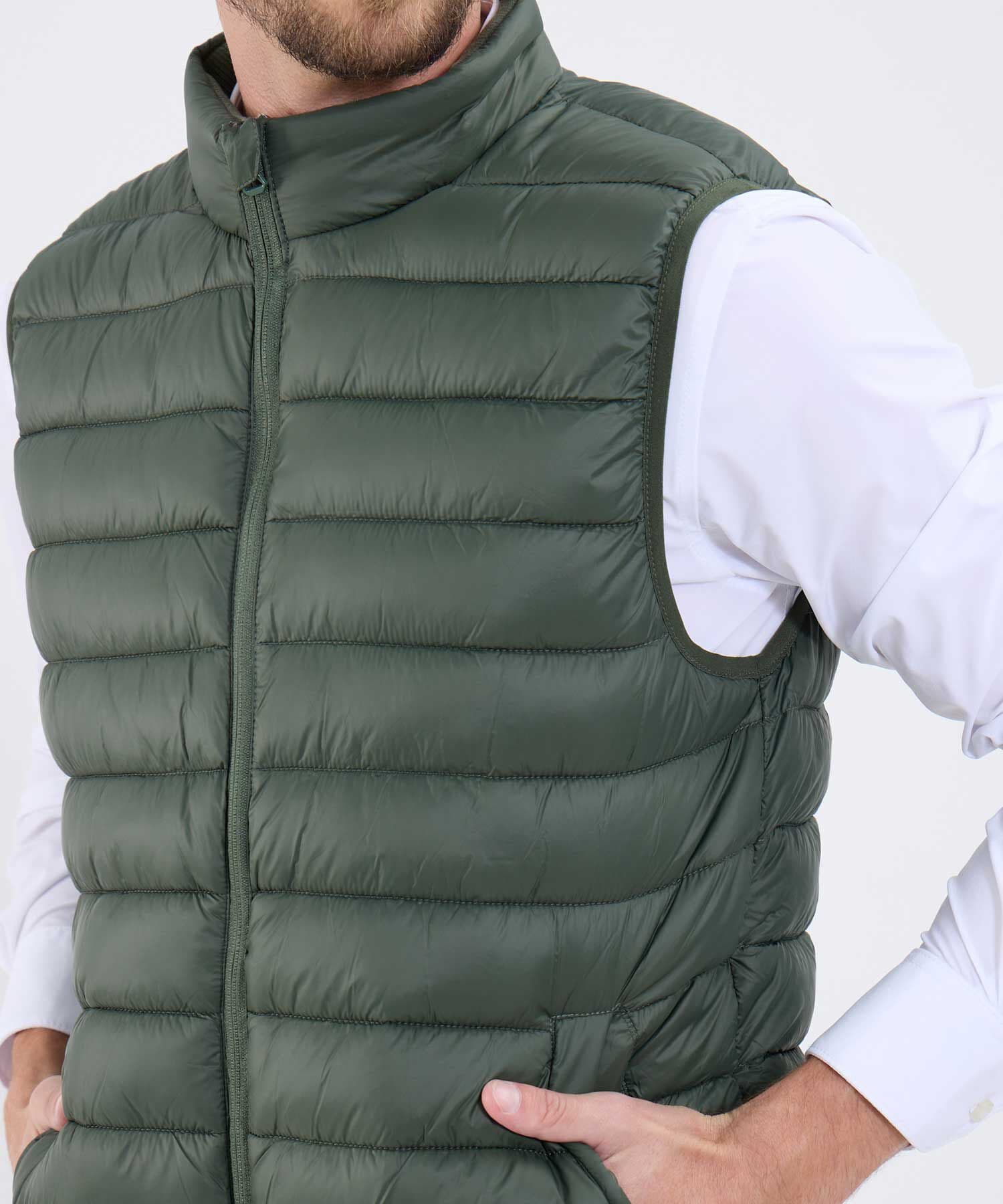 Buzo Marfil Suave verde oliva para hombre, vista 3