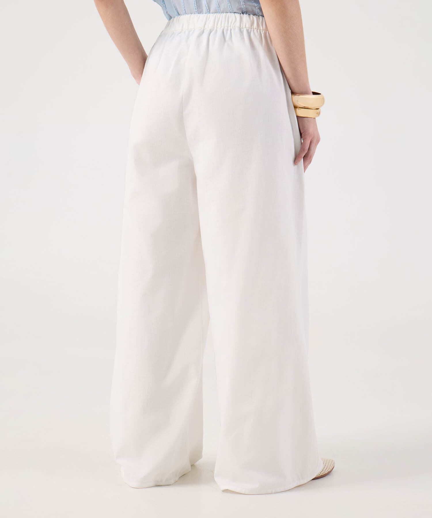 Pantalón Encanto Clásico blanco para mujer, vista 4