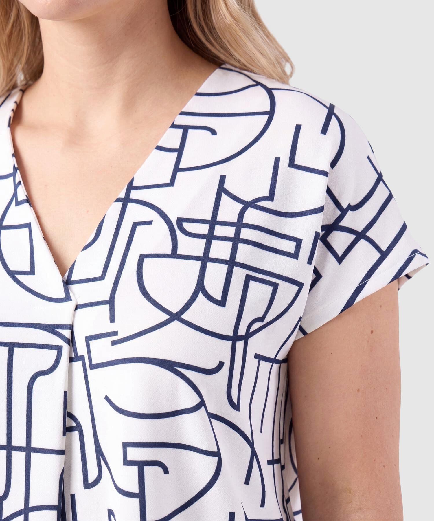 Camiseta Isadora Suave blanco para mujer, vista 3