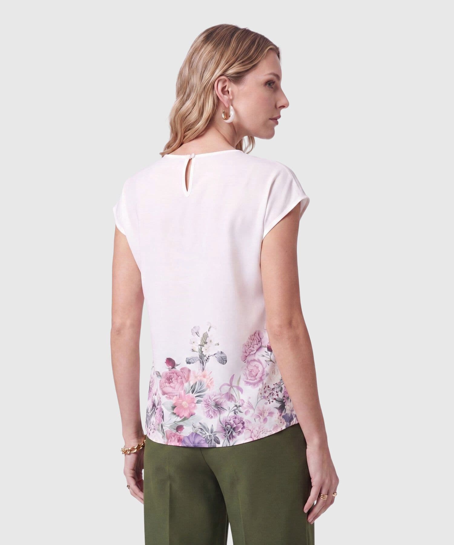 Blusa Valle Esencial blanco para mujer, vista 4