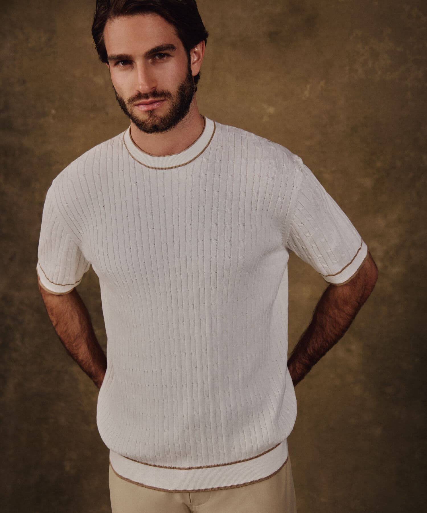 Camiseta Valle Suave rojo granada para hombre, vista principal