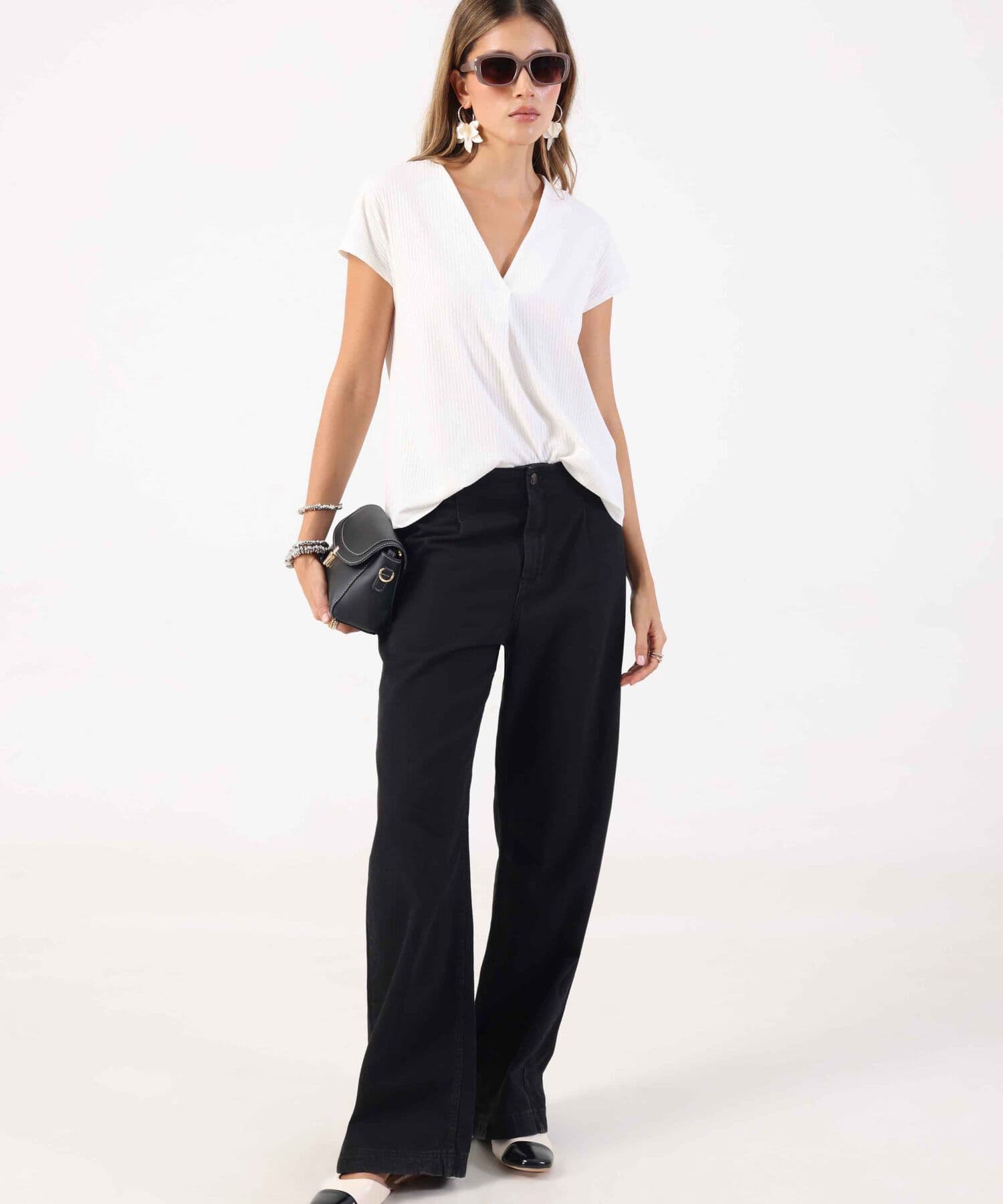 Camiseta Amalia de Día blanco para mujer, vista 2