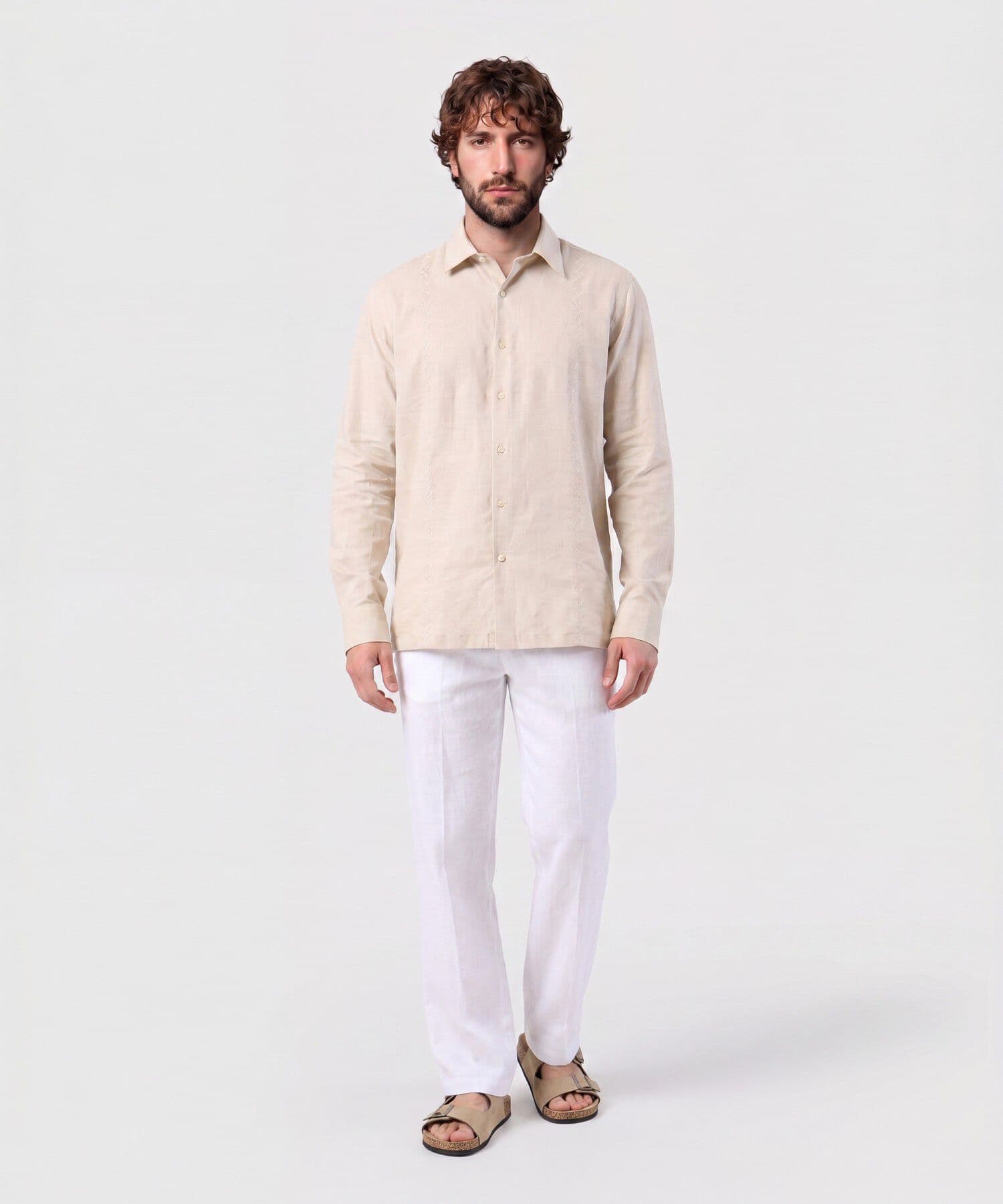 Pantalón Emilia de Viaje blanco para hombre, vista 2