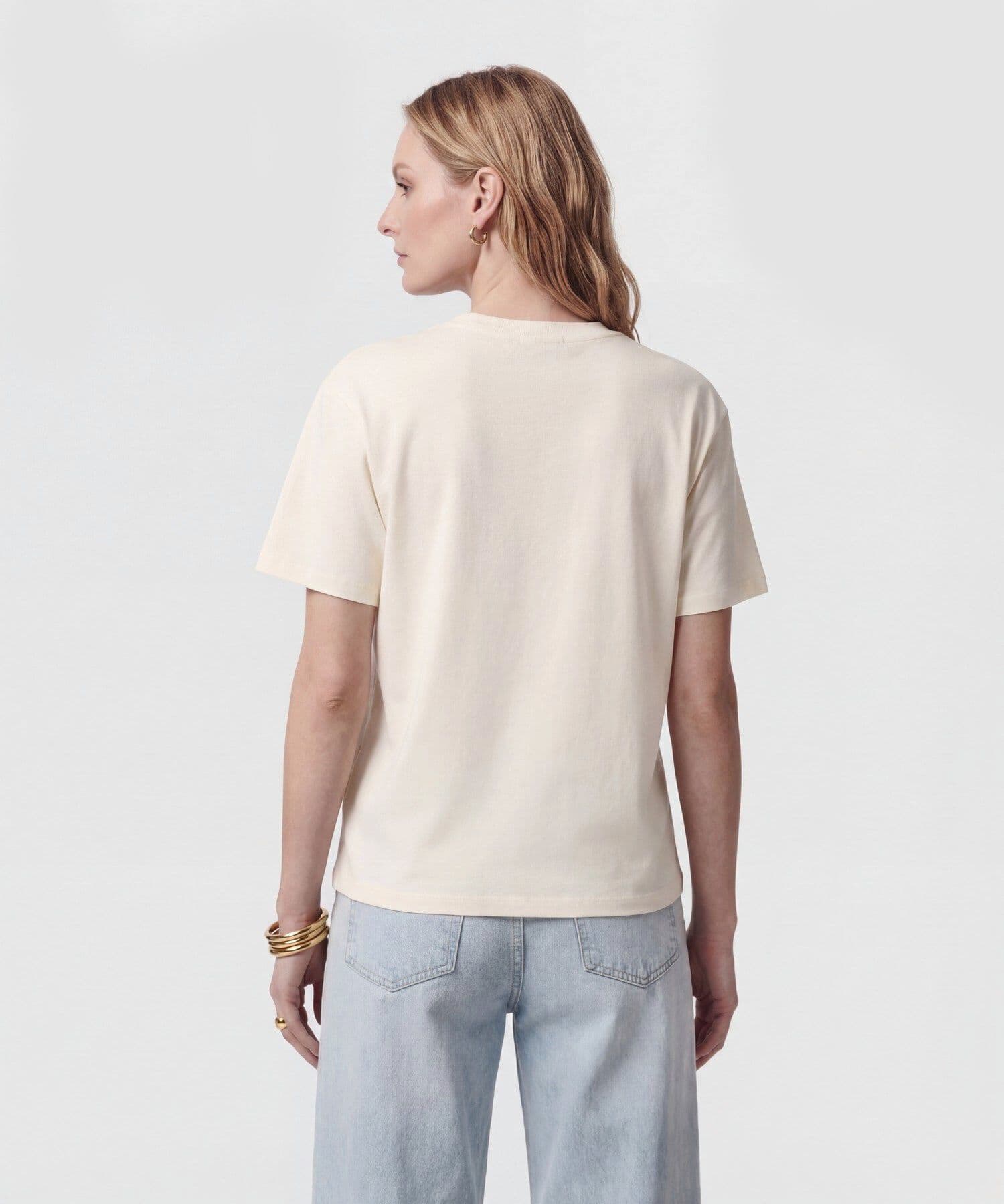 Camiseta Palma Esencial dorado para mujer, vista 4