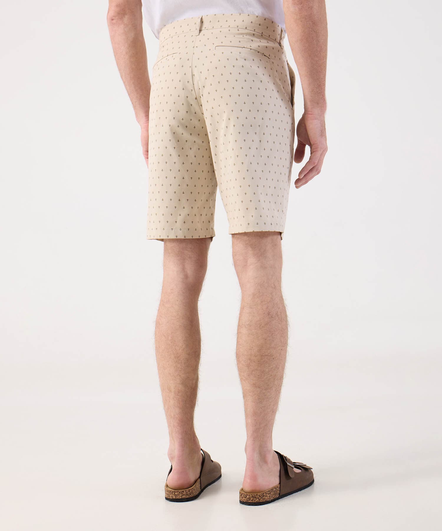 Bermuda Calima Edición Lino café para hombre, vista 4