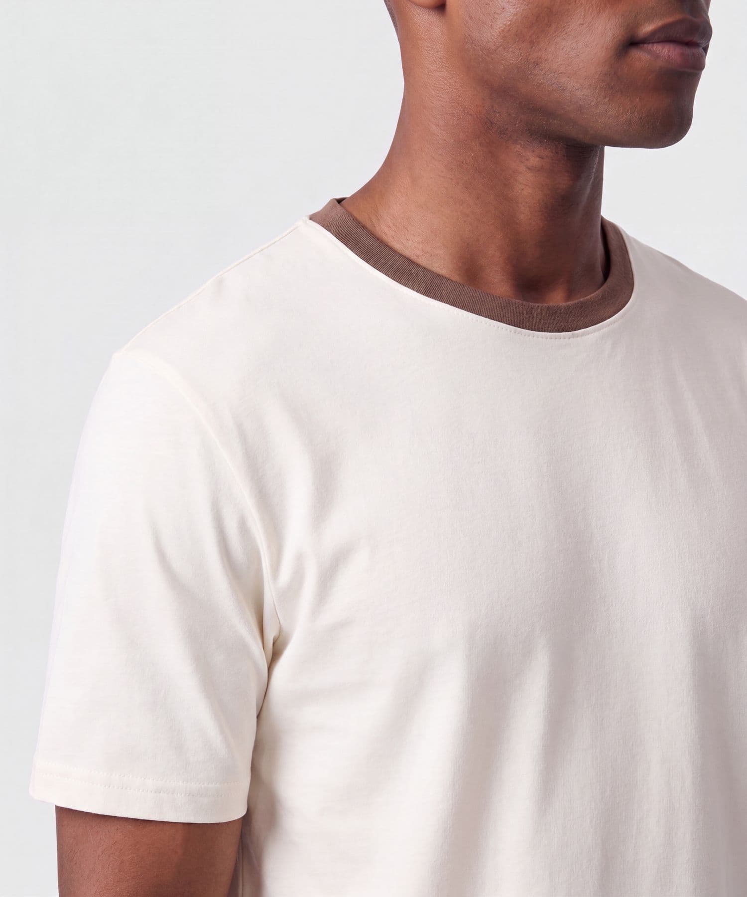 Camiseta Lumbre Relajado blanco para hombre, vista 4