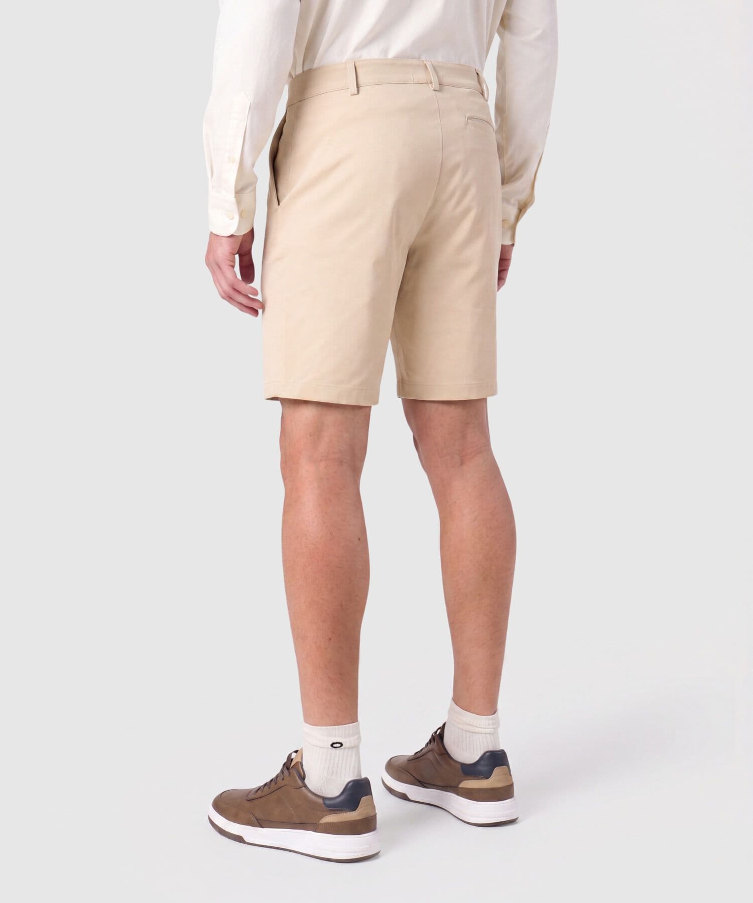 Bermuda Violeta Clásico café para hombre, vista 4