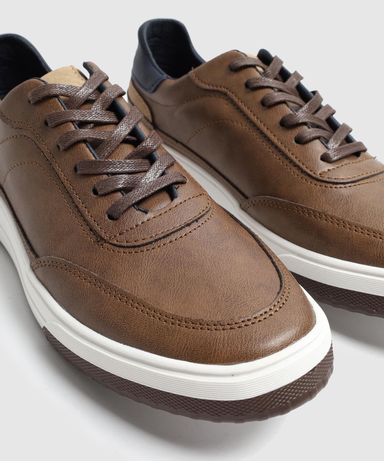 Zapatos Flora Contemporáneo café para hombre, vista 3