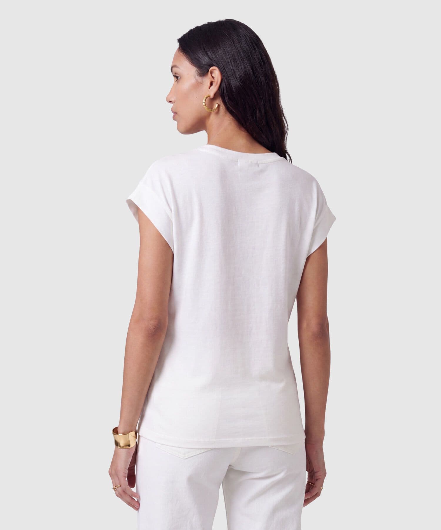 Camiseta Salina de Viaje blanco para mujer, vista 4