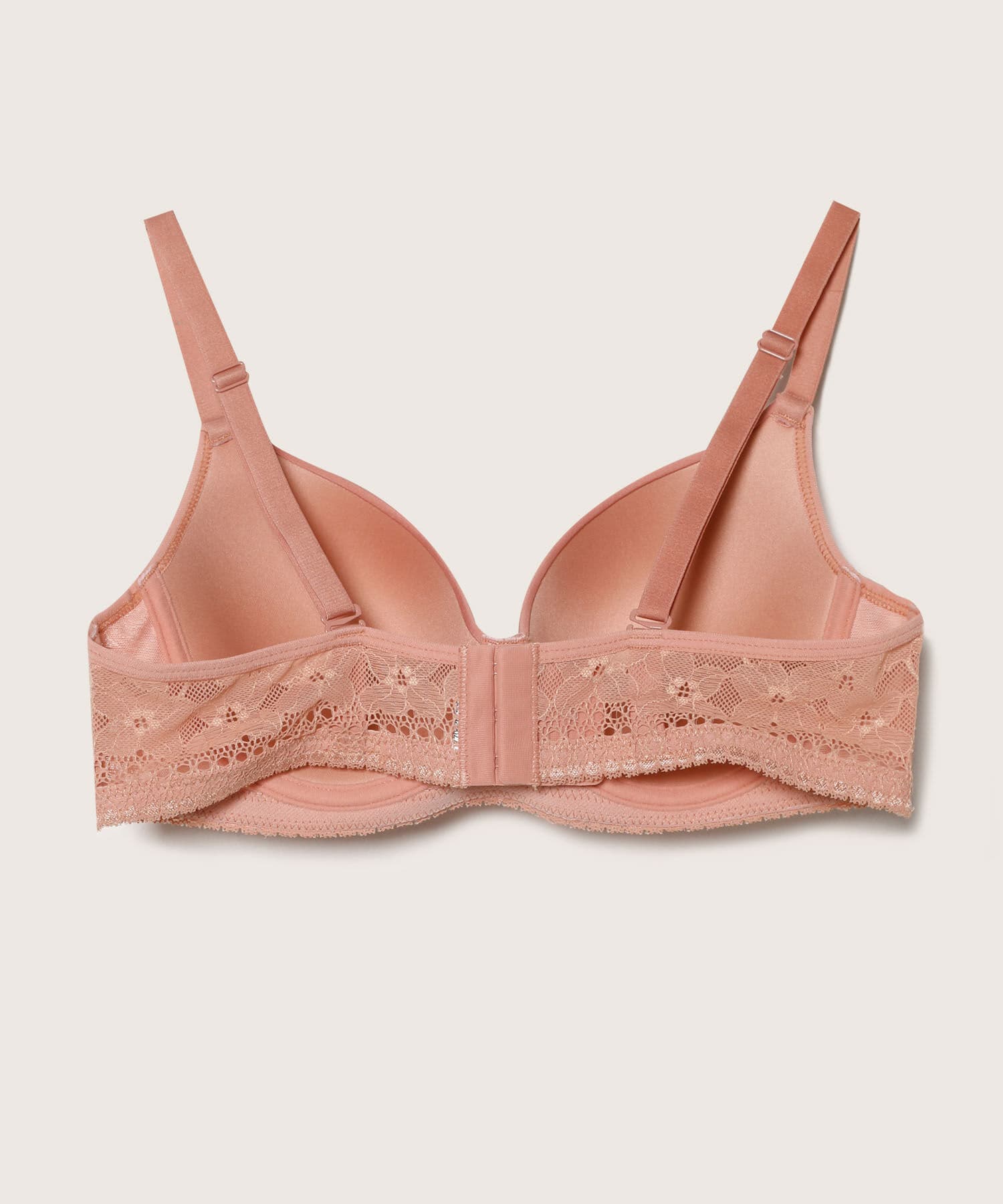 Ropa interior Encanto Edición Lino rosa empolvado para mujer, vista 3