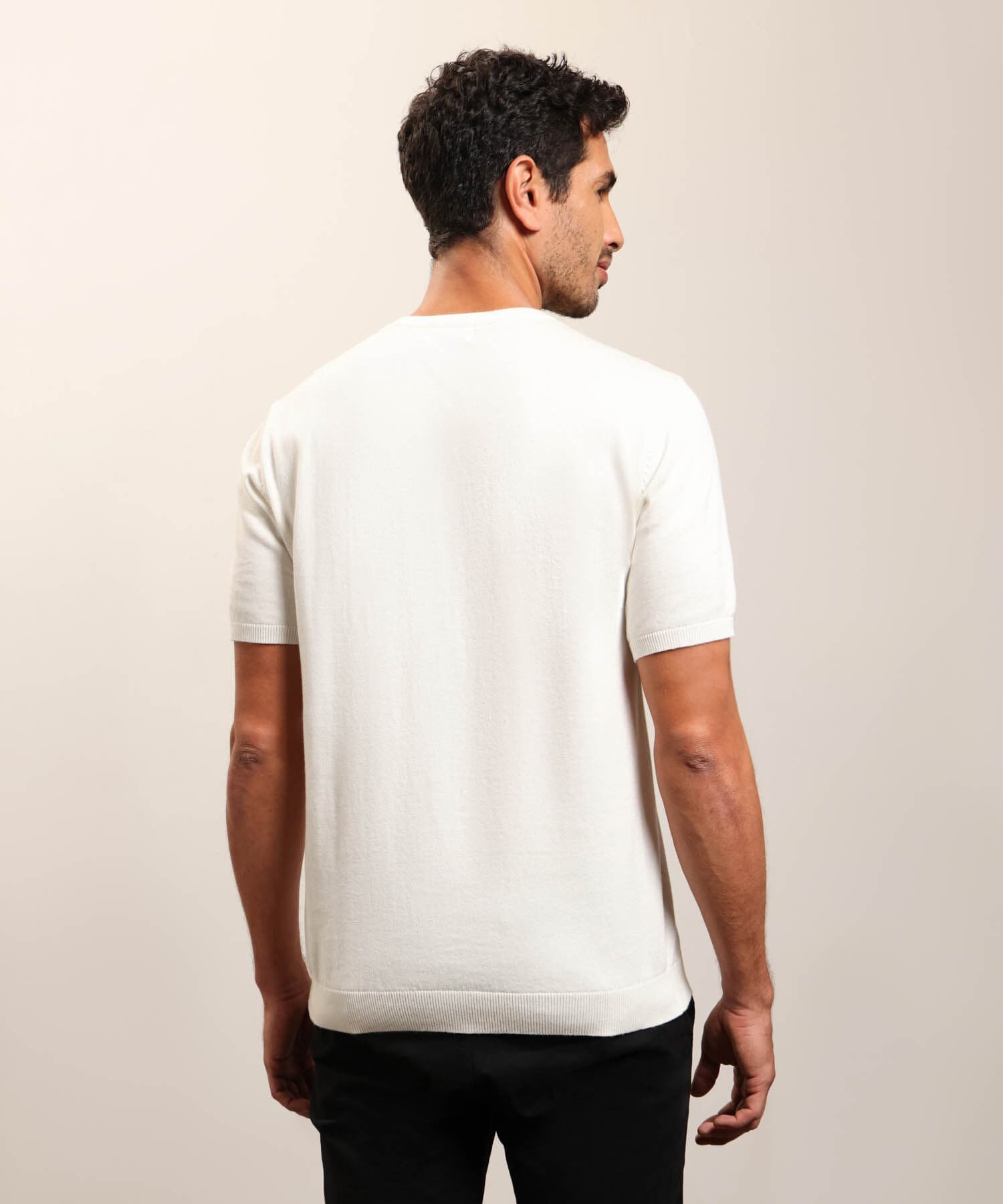Camiseta Dalia Clásico arena para hombre, vista 4