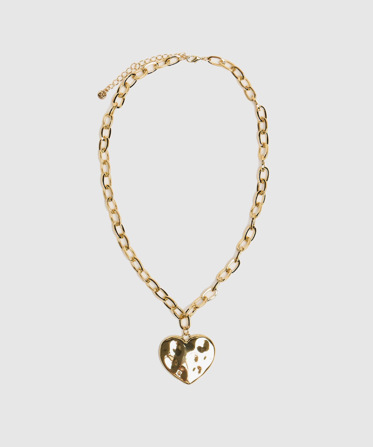 Collar Orquídea Texturizado dorado para mujer, vista principal