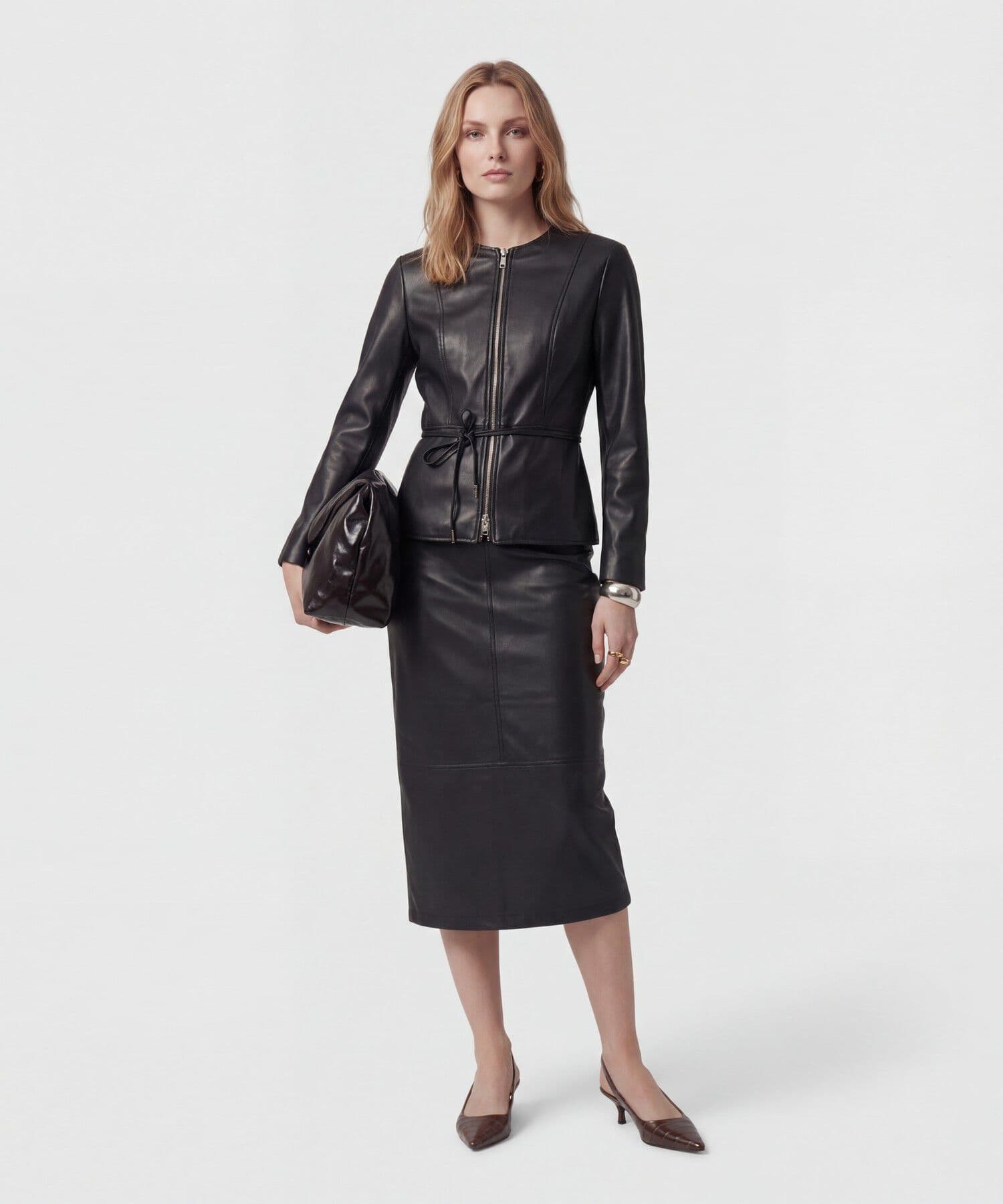 Falda Valentina Edición Índigo negro para mujer, vista 2