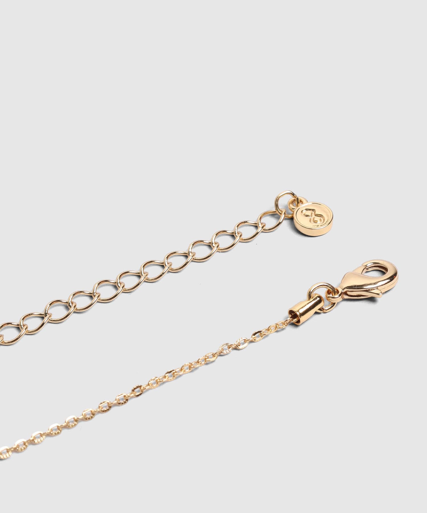 Collar Carmín Natural dorado para mujer, vista 3