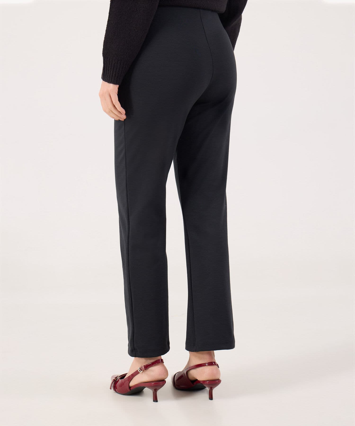 Camiseta Cedro Fluido negro para mujer, vista 4