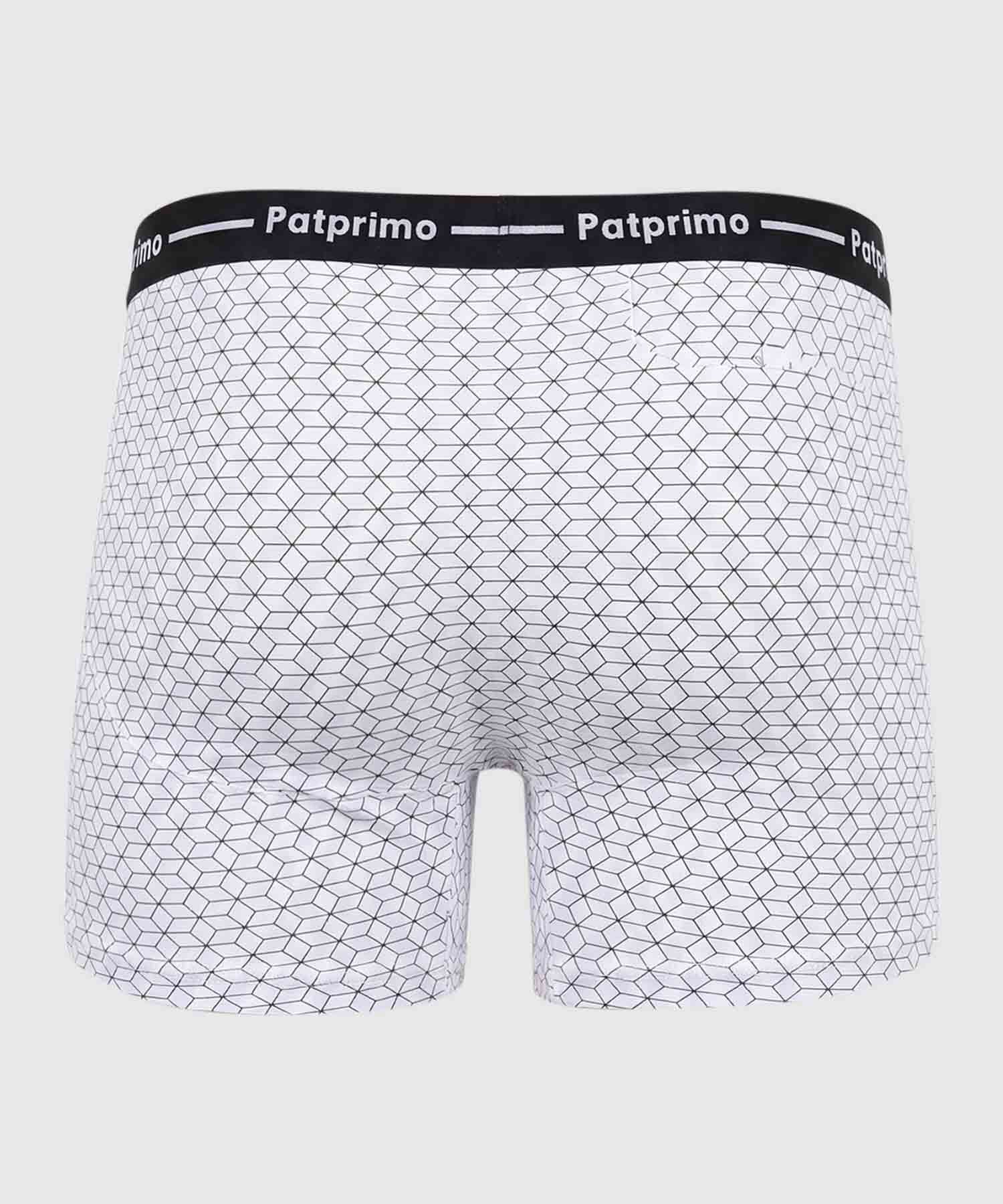 Ropa interior Cobalto Edición Lino blanco para hombre, vista 3