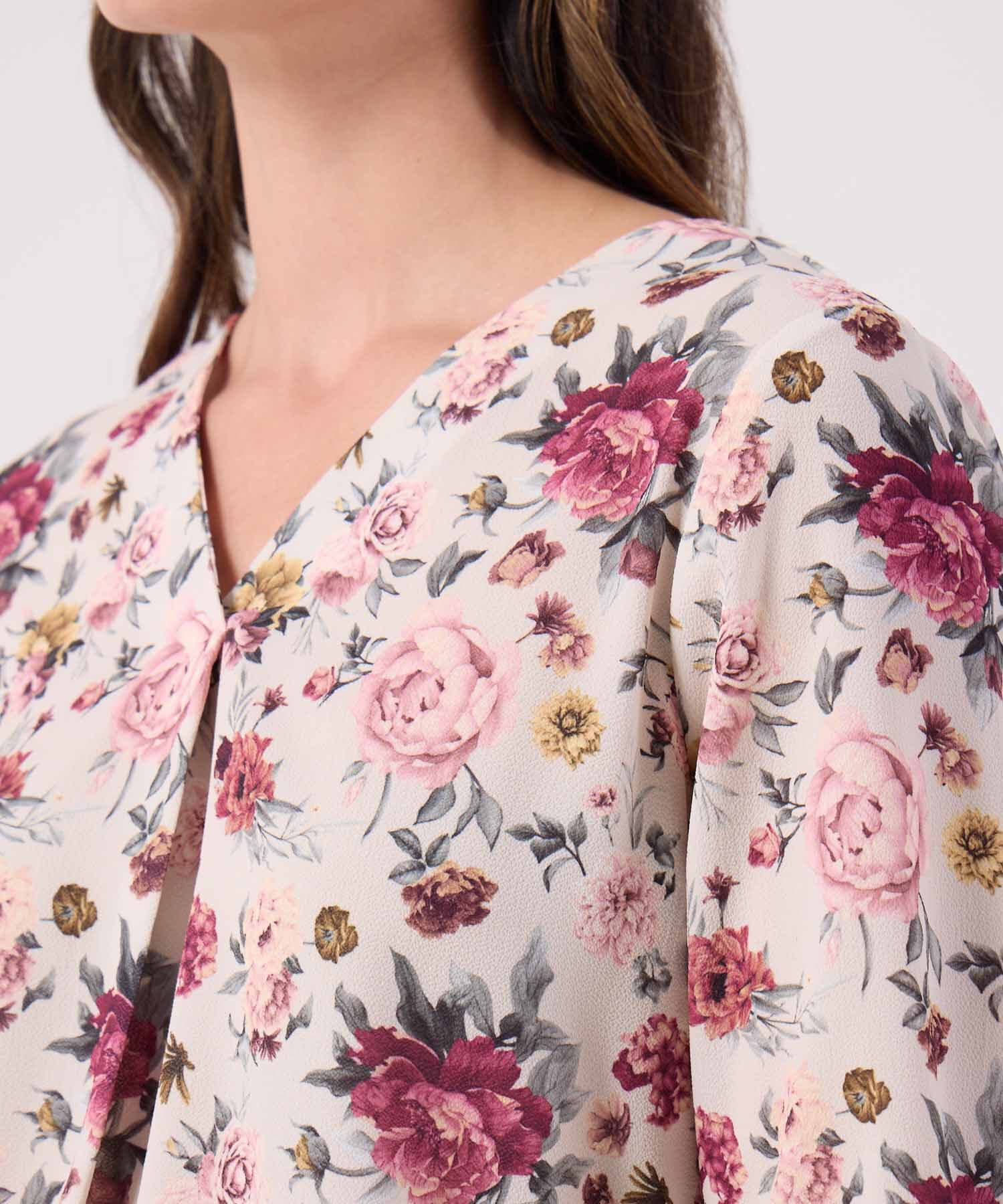 Blusa Cobalto de Viaje blanco para mujer, vista 3