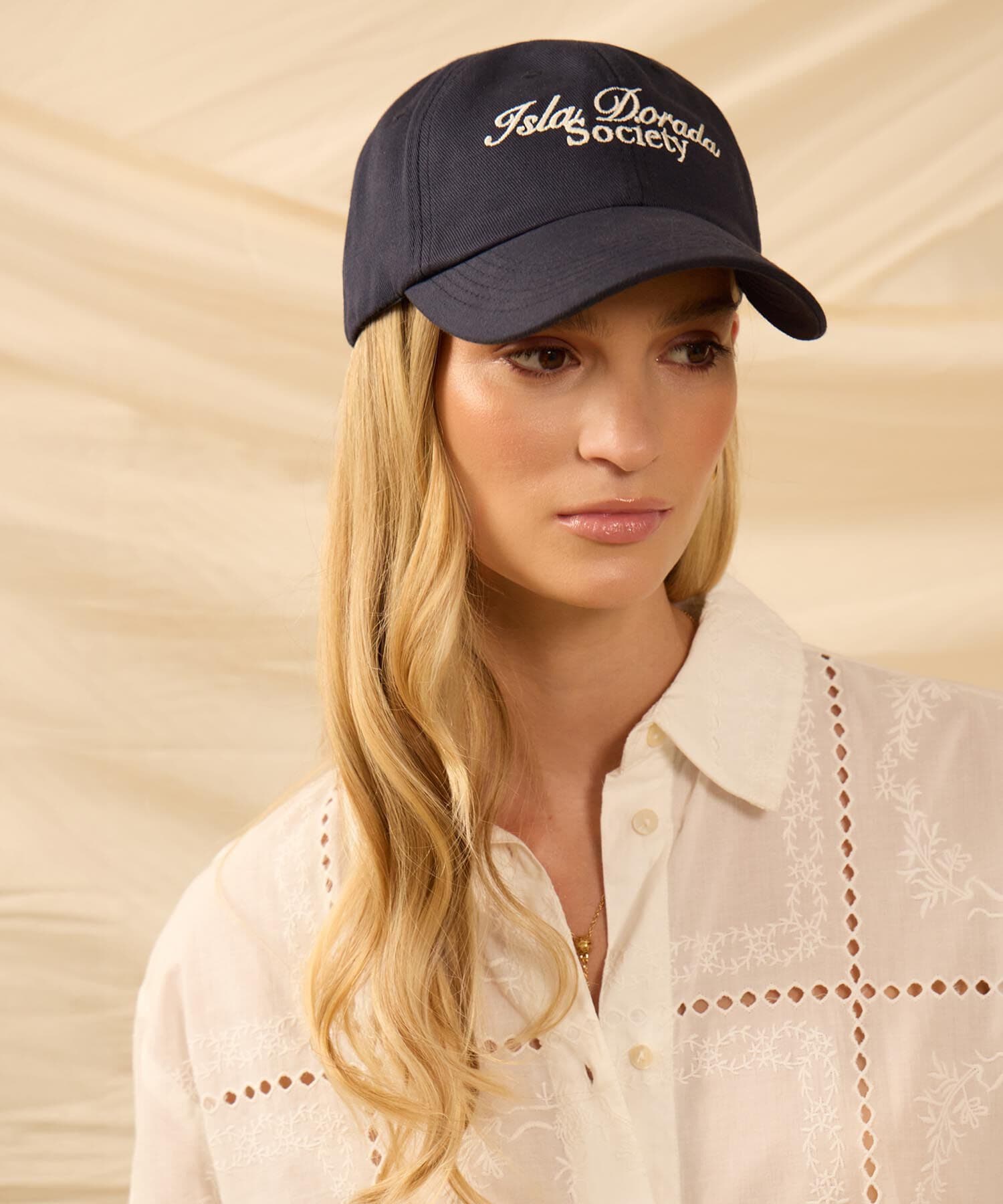 Gorra Encanto Sastre azul marino para mujer, vista 2