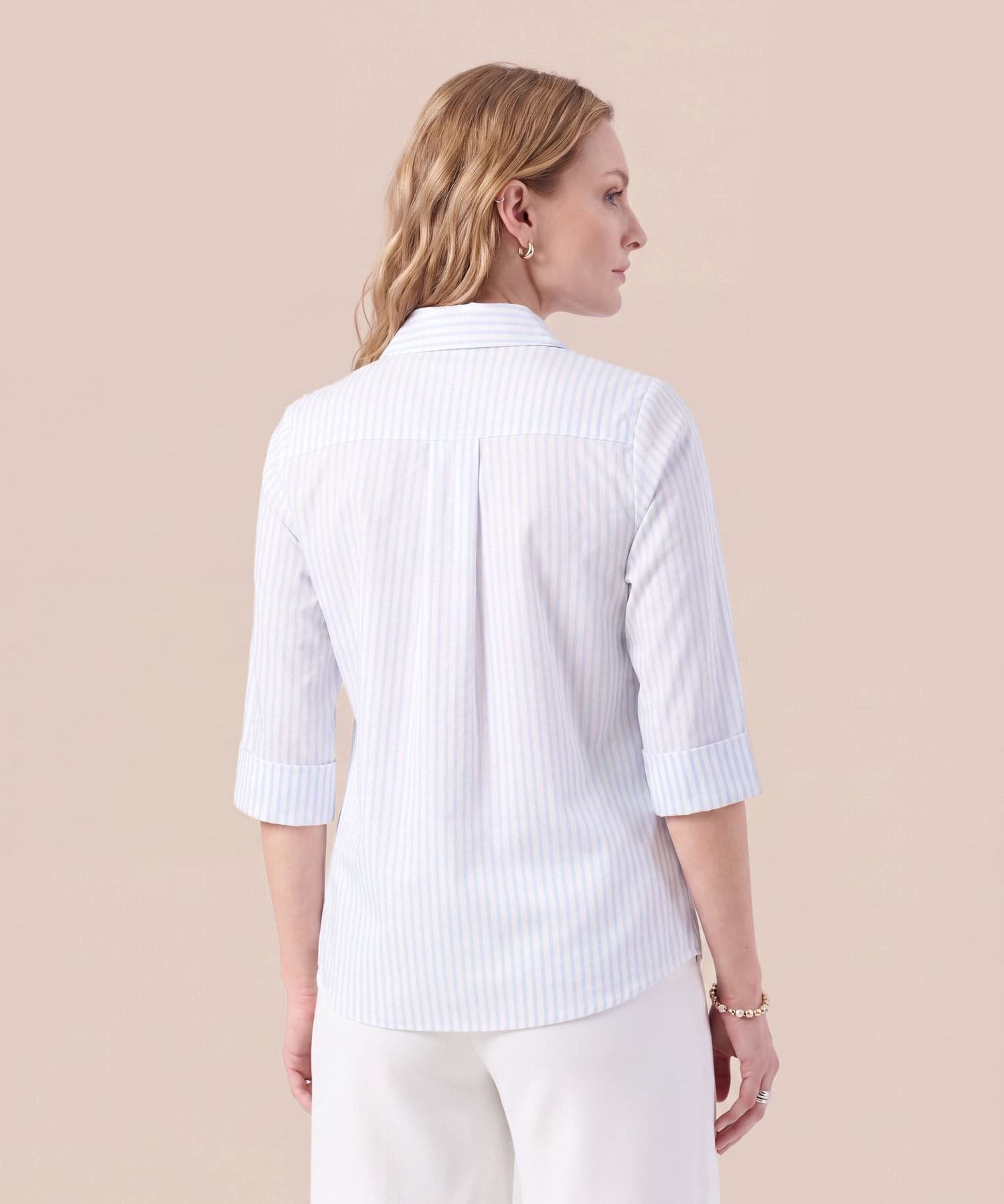 Blusa Dalia de Viaje blanco para mujer, vista 4