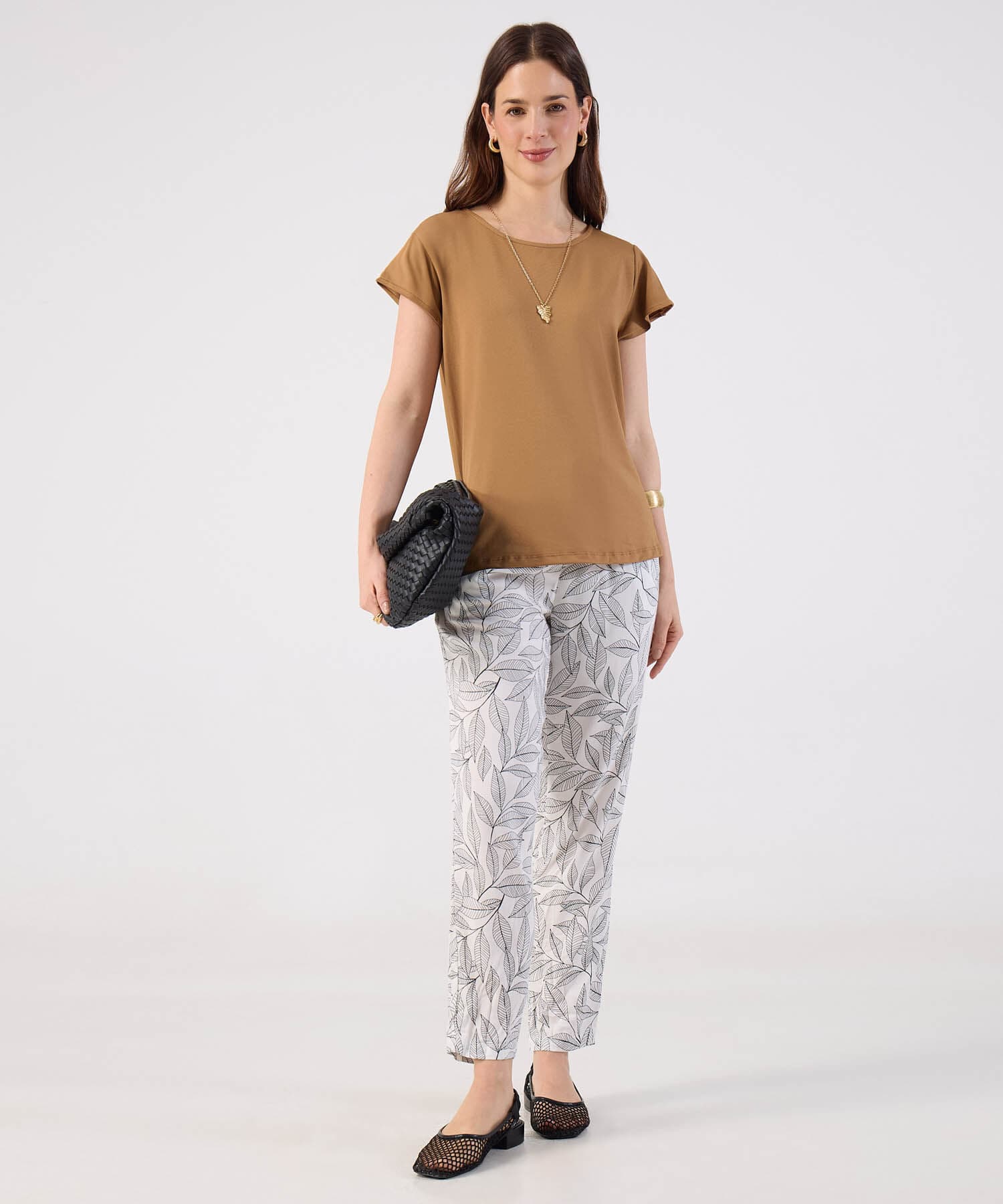 Camiseta Granada Edición Índigo café para mujer, vista 2