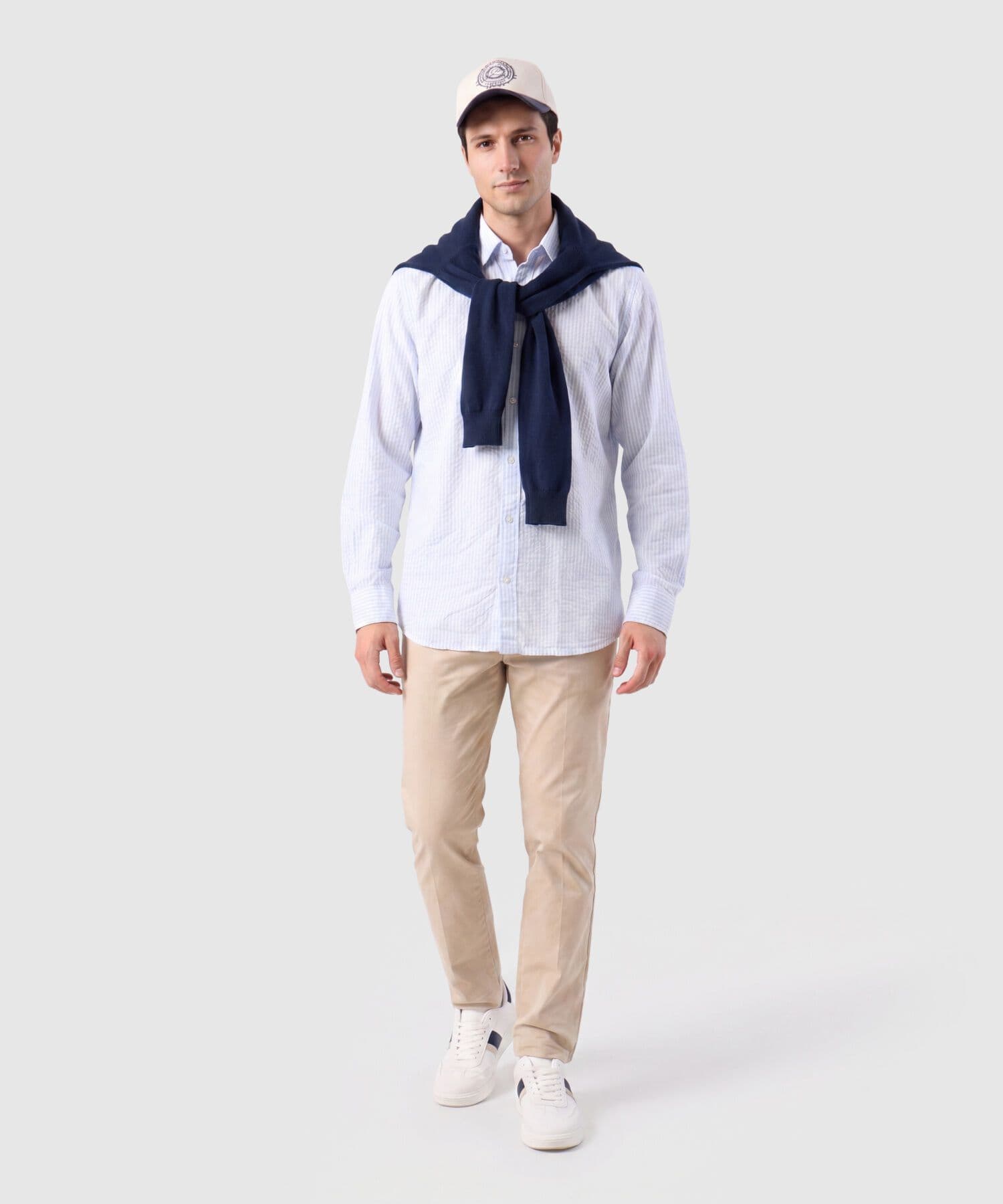 Camisa Elisa de Día azul marino para hombre, vista 2