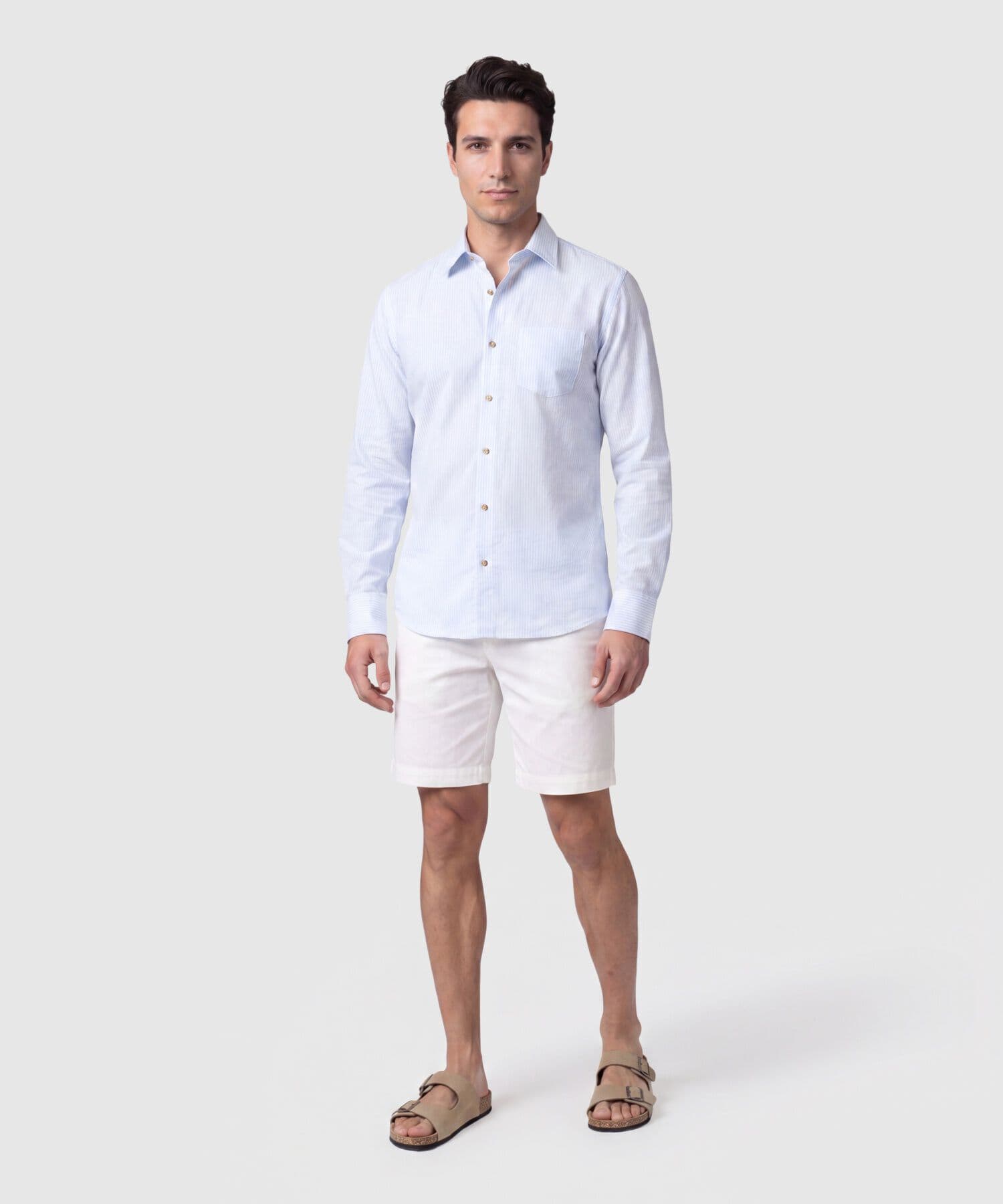 Bermuda Dalia Esencial blanco para hombre, vista 2