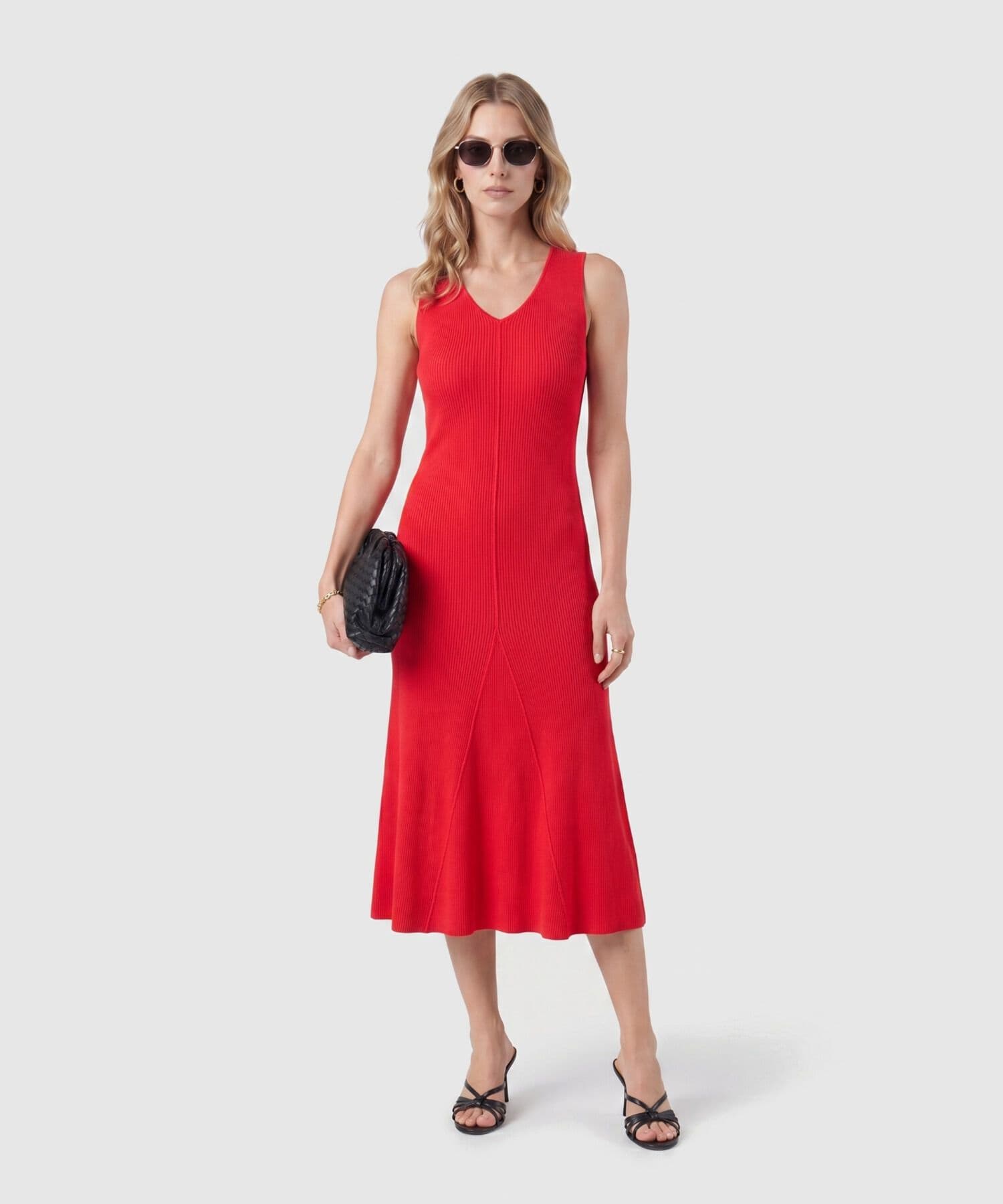 Vestido Violeta Ligero rojo granada para mujer, vista principal