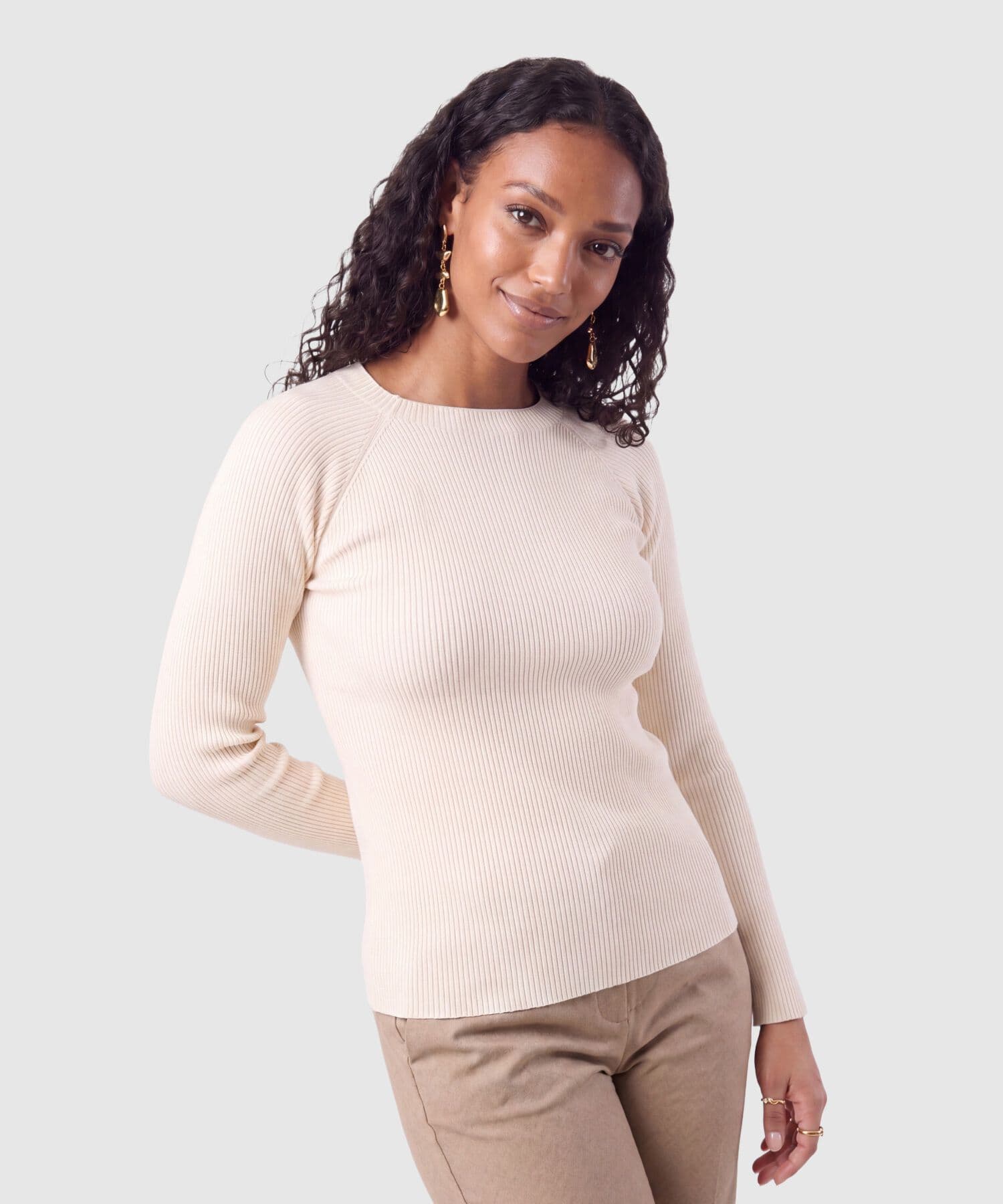 Buzo Lumbre Natural verde oliva para mujer, vista principal