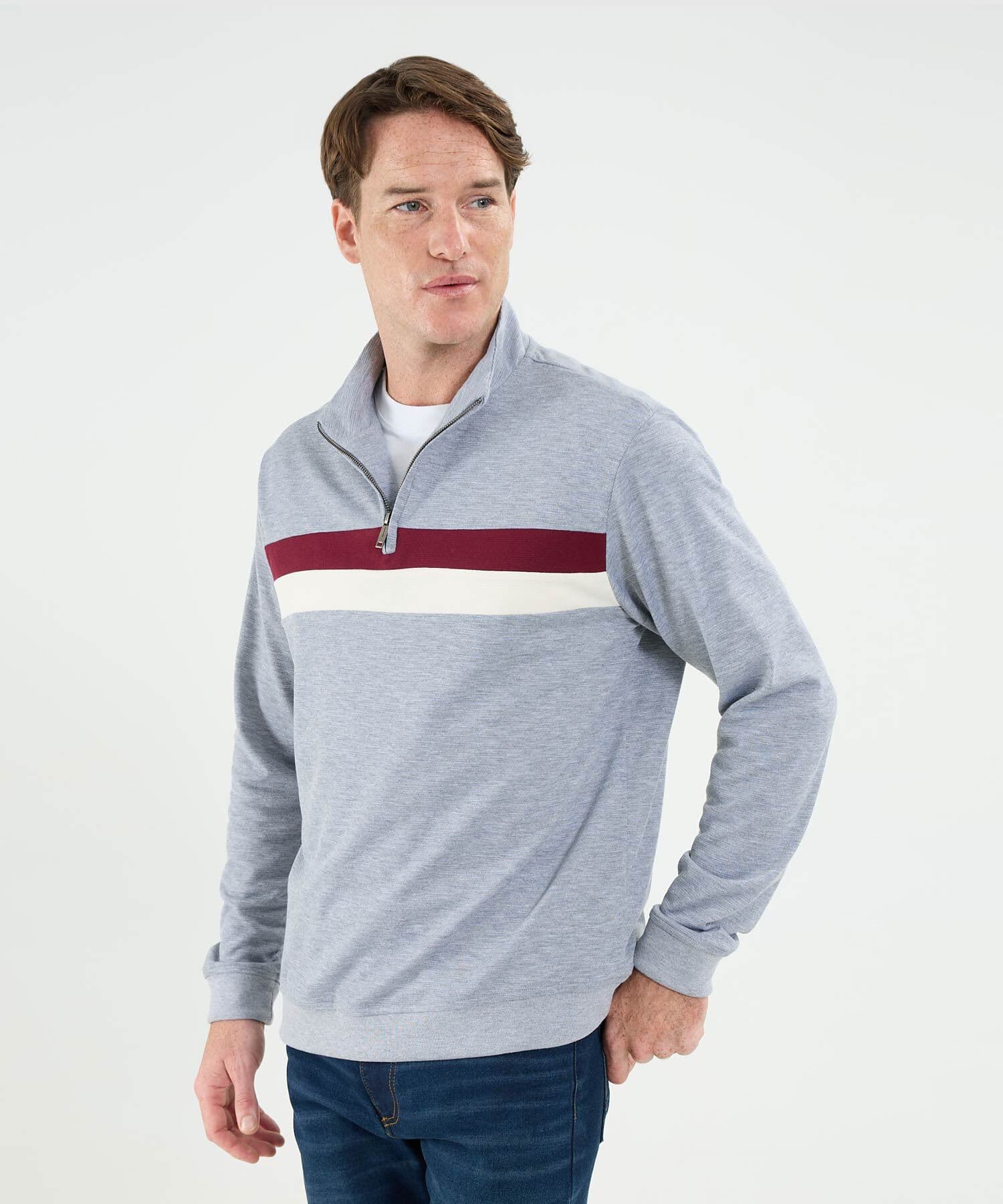 Buzo Salina Sastre gris humo para hombre, vista principal