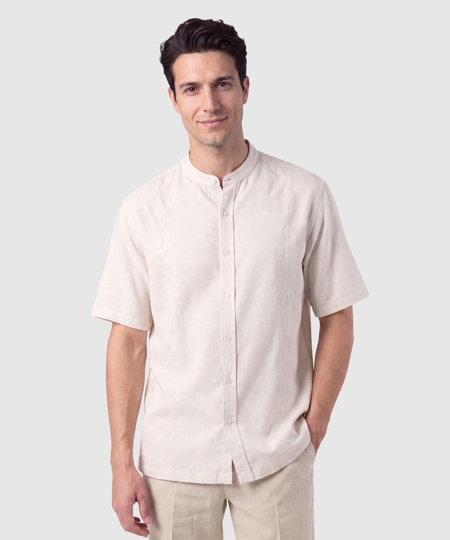 Camiseta Litoral Ligero arena para hombre, vista principal
