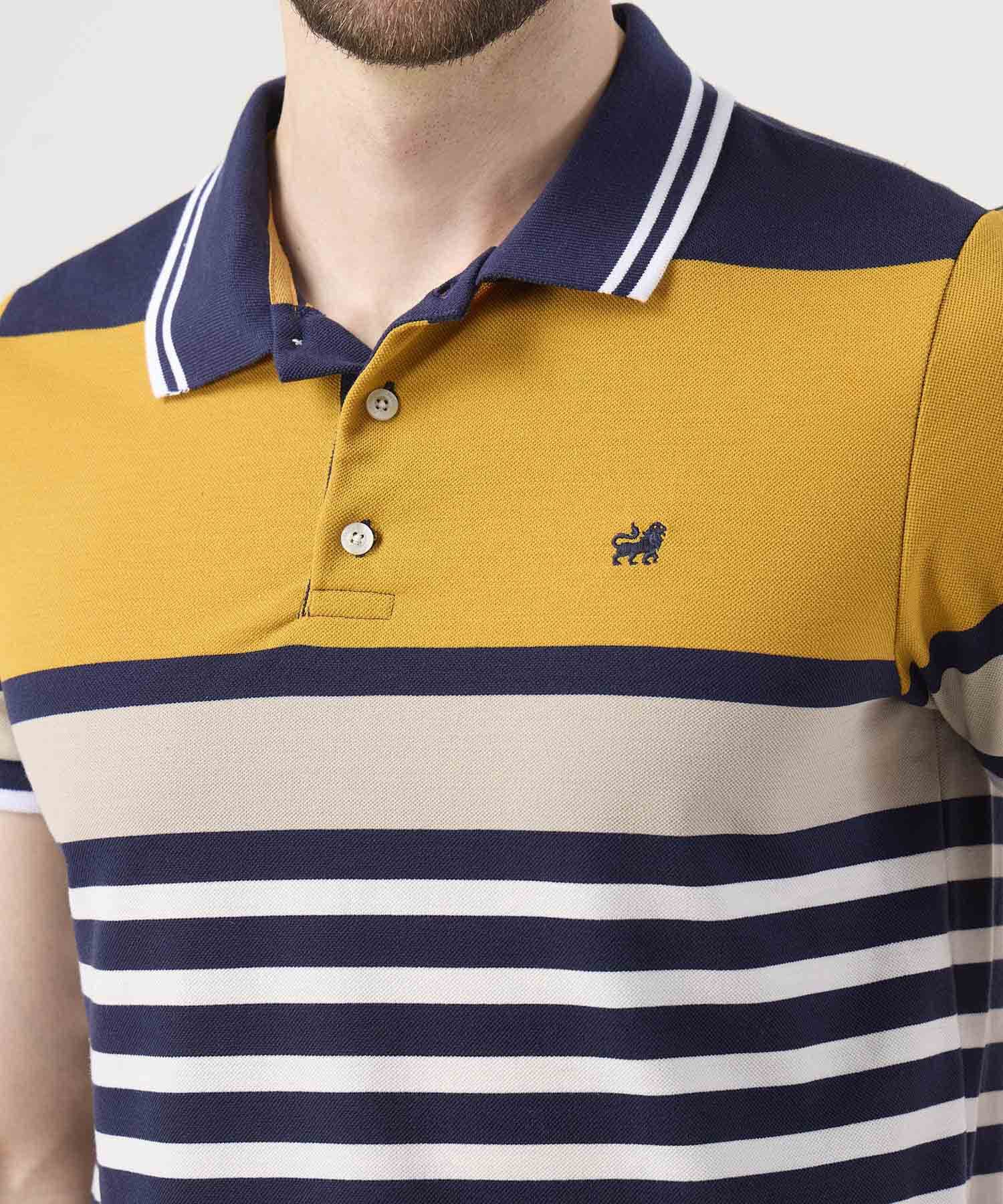 Polo Cobalto Clásico vinotinto para hombre, vista 3