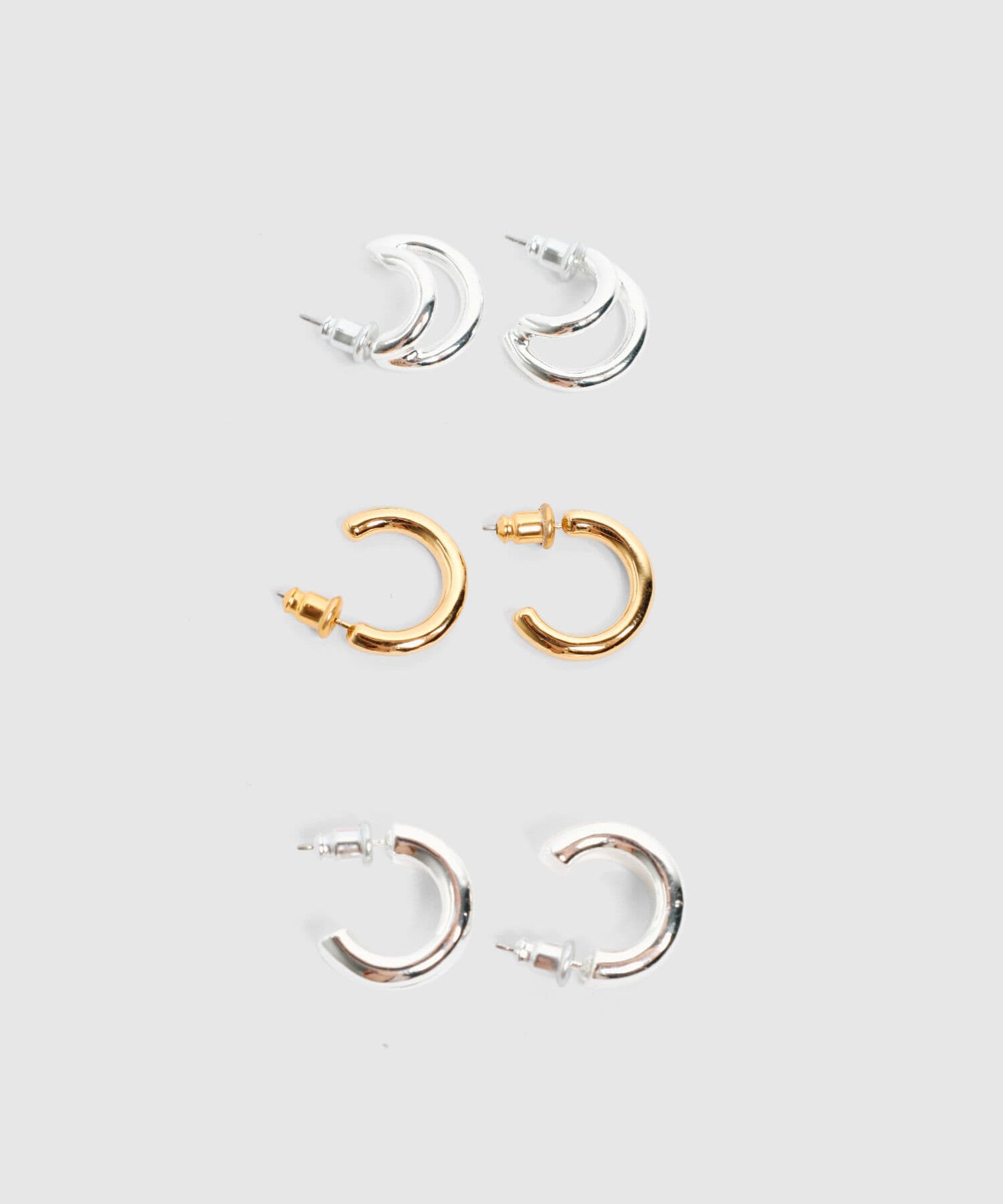 Aretes Serena de Ciudad negro para mujer, vista principal